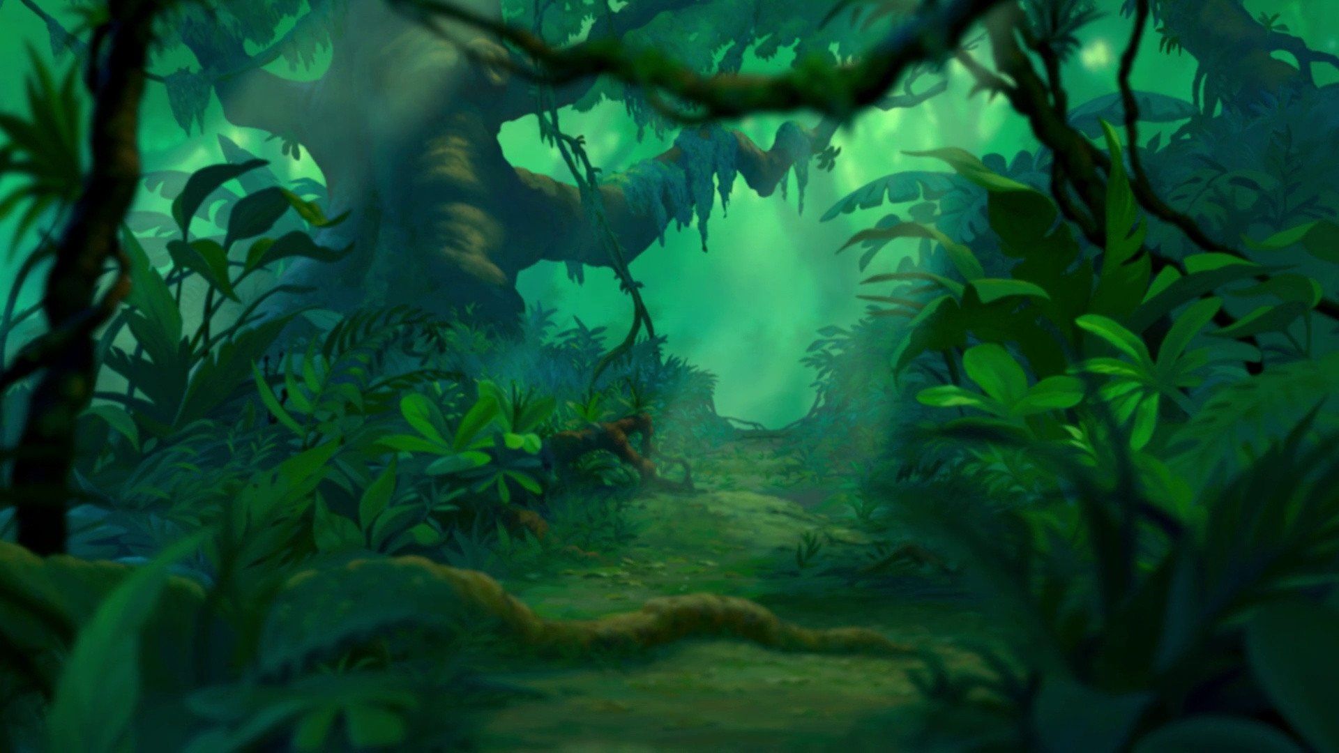 Dschungel Hintergrundbild 1920x1080. Herunterladen 1920x1080 Full HD Hintergrundbilder der könig der löwen disney dschungel landschaft grün 1080p