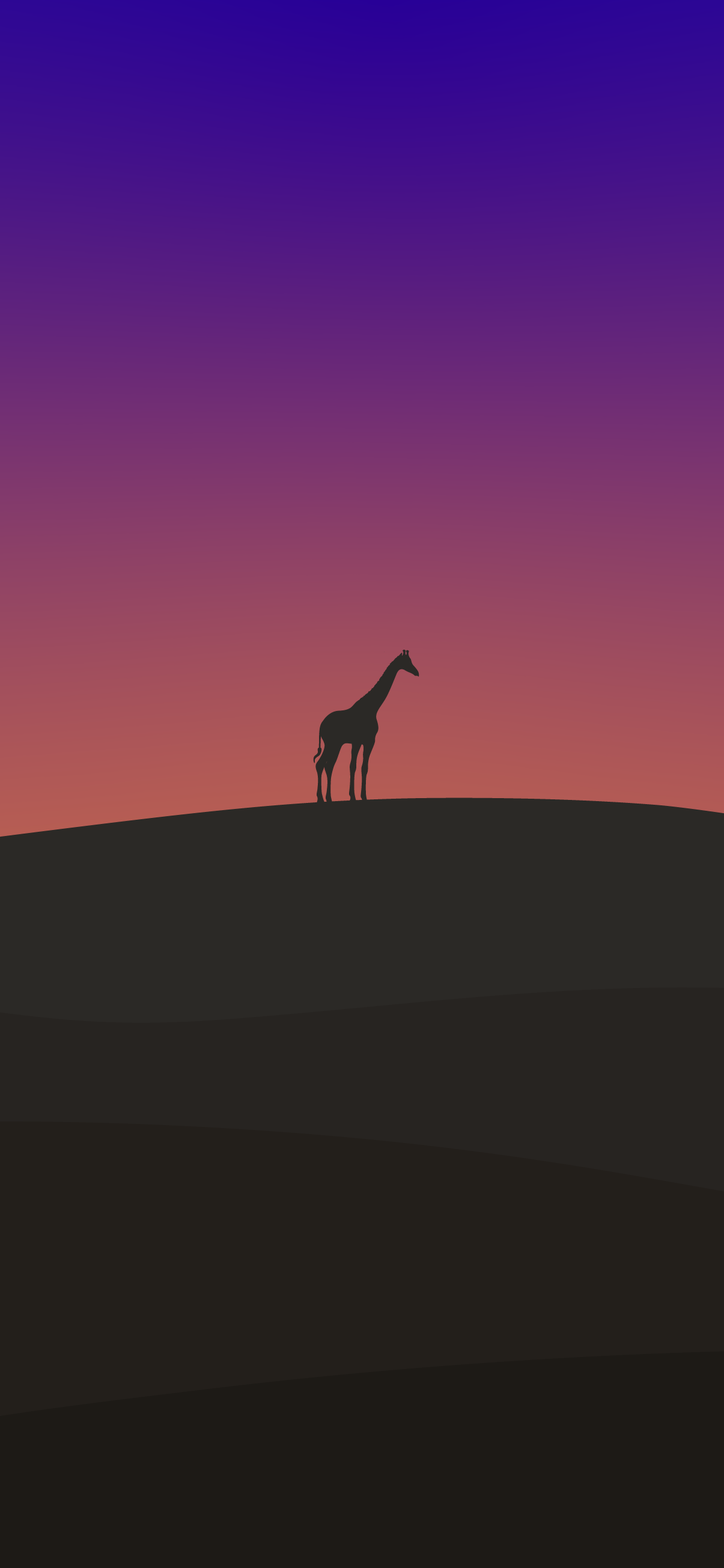  Giraffe Hintergrundbild 1205x2609. Giraffe minimalist wallpaper