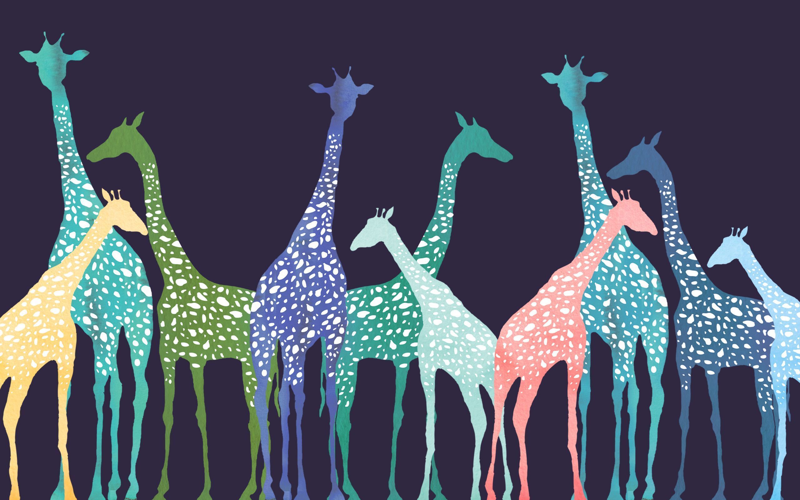  Giraffe Hintergrundbild 2560x1600. Giraffe Art Wallpaper Free Giraffe Art Background
