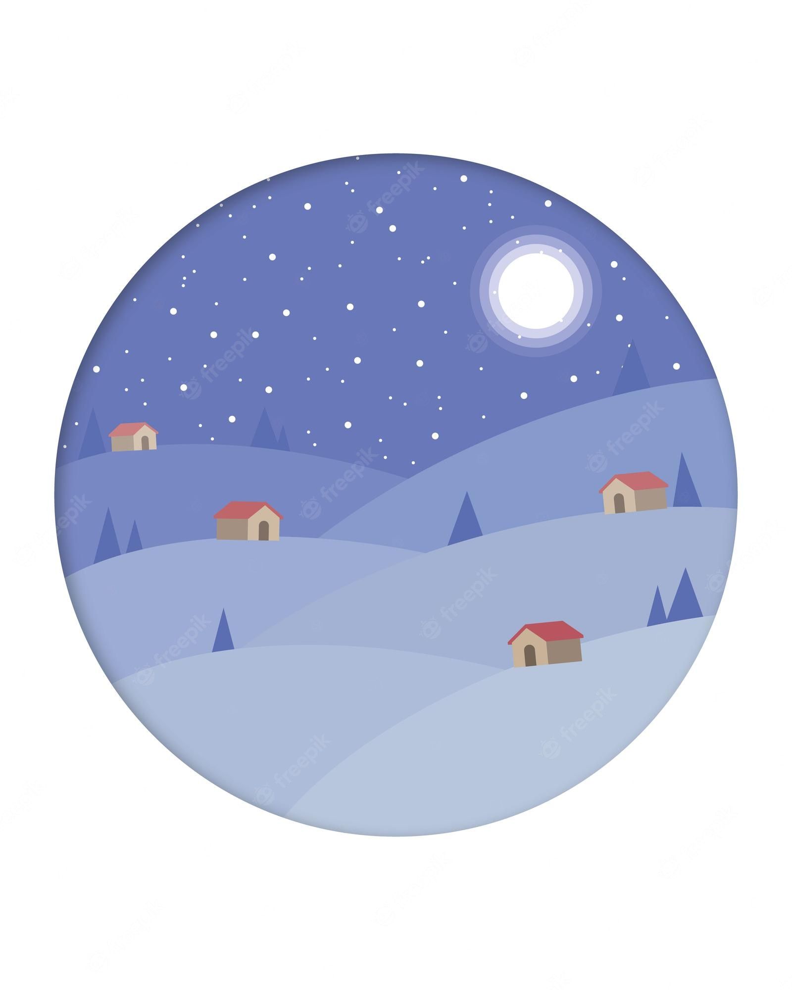 Sterne Hintergrundbild 1600x2000. Winter nacht niedlich dorf weihnachten mond sterne wallpaper
