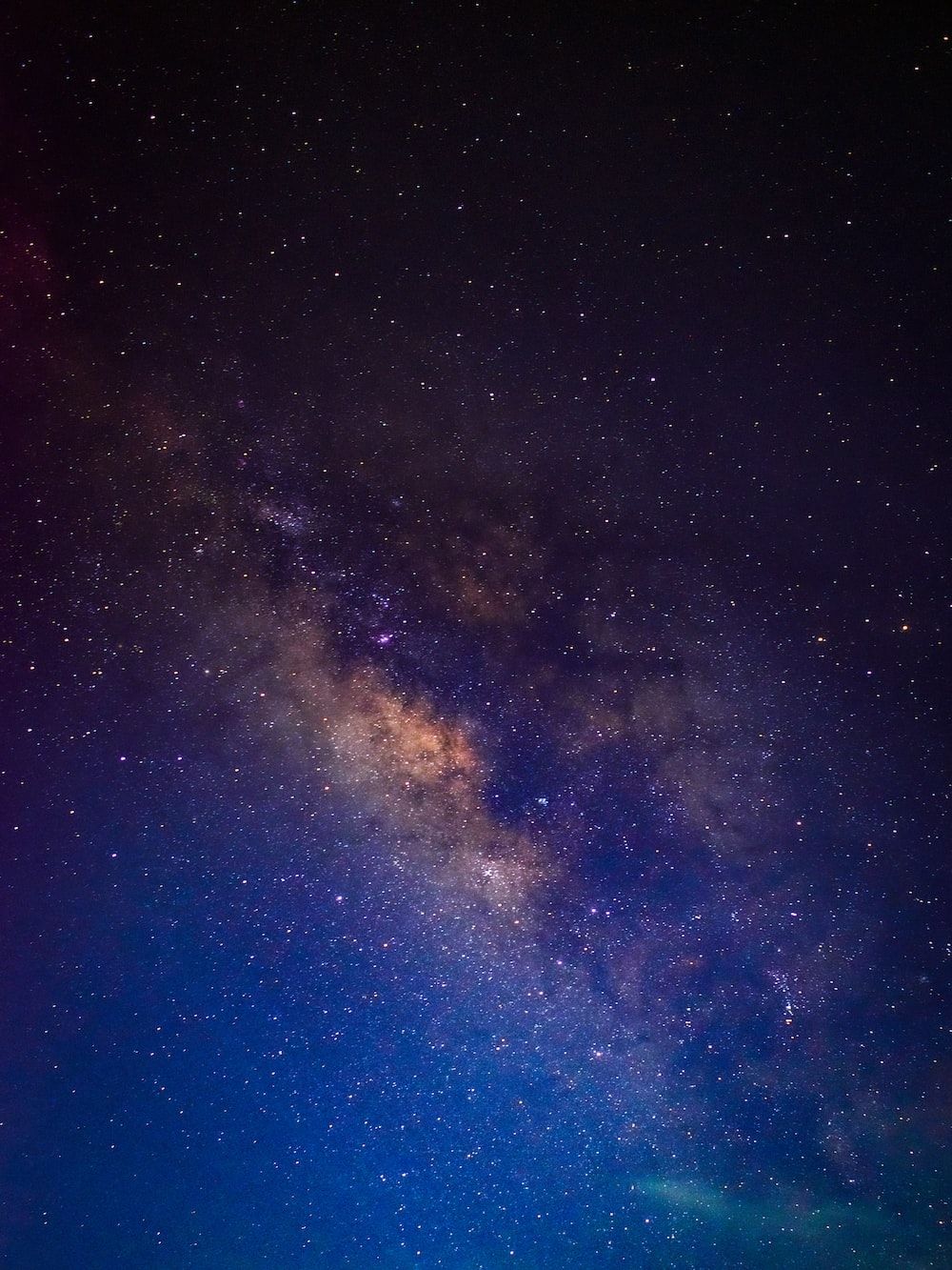  Sterne Hintergrundbild 1000x1333. Foto zum Thema Der Nachthimmel mit Sternen und Milch