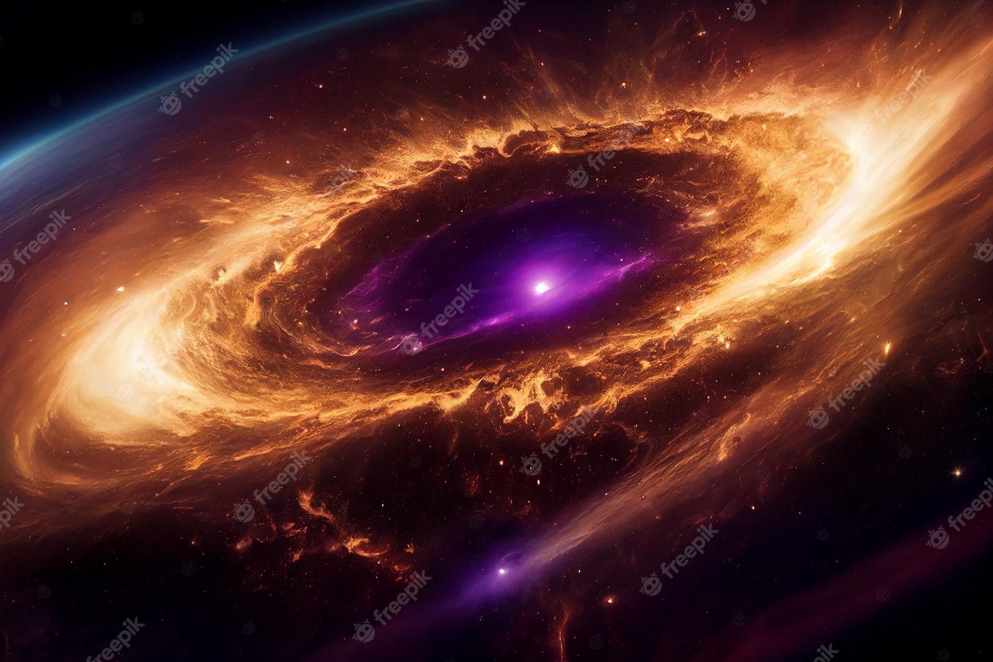  Schwarzes Loch Hintergrundbild 2000x1333. Der rand des supermassiven schwarzen lochs im deep space 3D art abstract background