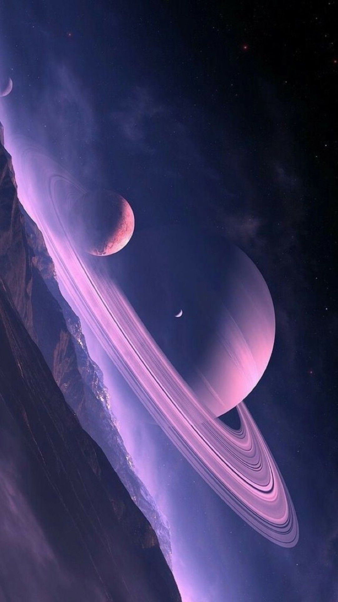  Planeten Hintergrundbild 1080x1920. Galaxy Aesthetic. Planet Background Wallpaper Download