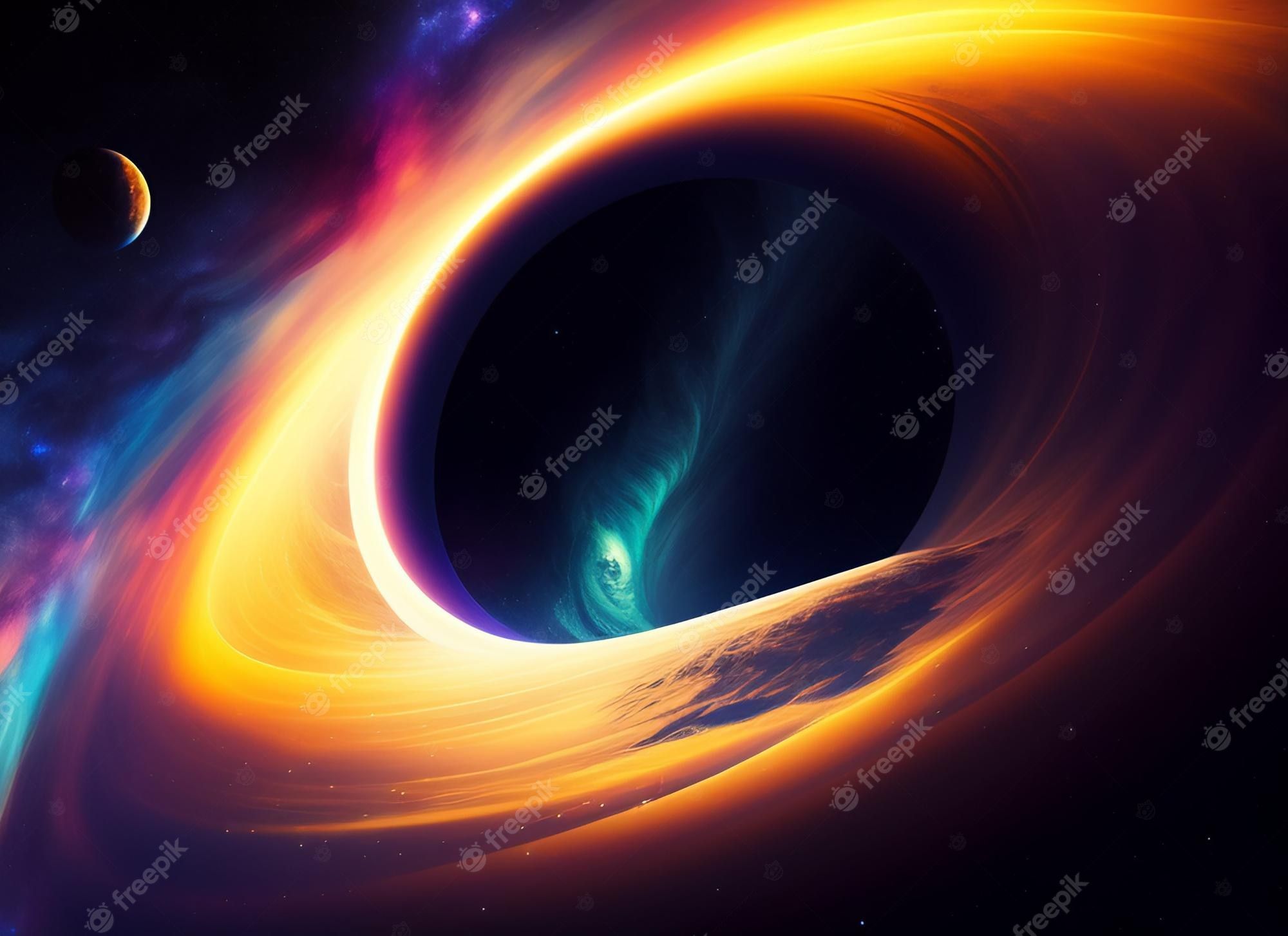  Schwarzes Loch Hintergrundbild 2000x1454. Astrophysik Bilder Download auf Freepik