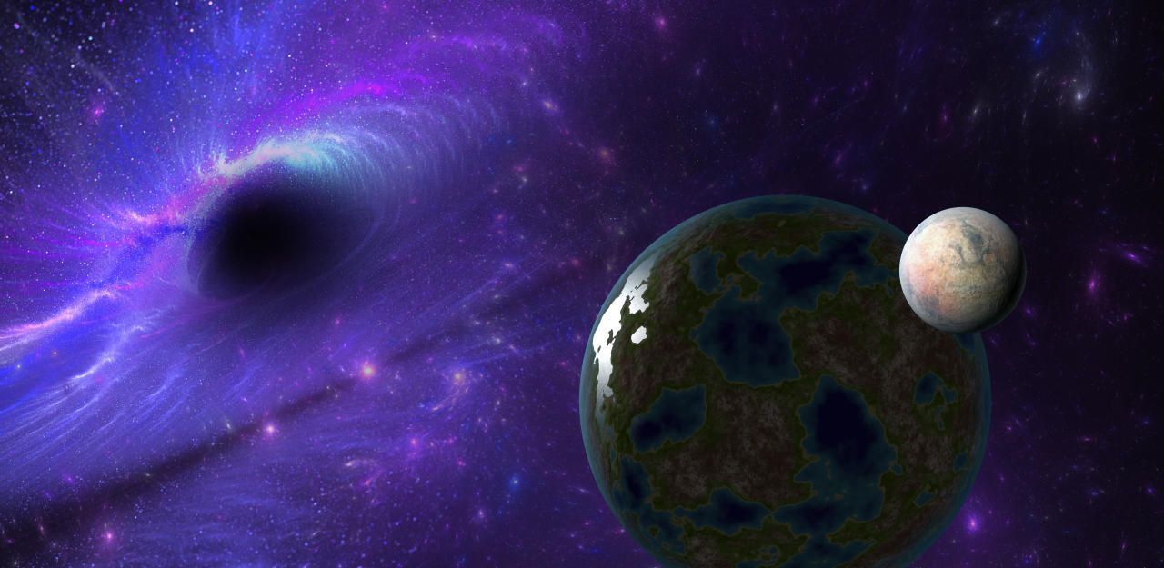  Schwarzes Loch Hintergrundbild 1280x625. Was, wenn die Erde in ein schwarzes Loch fällt?