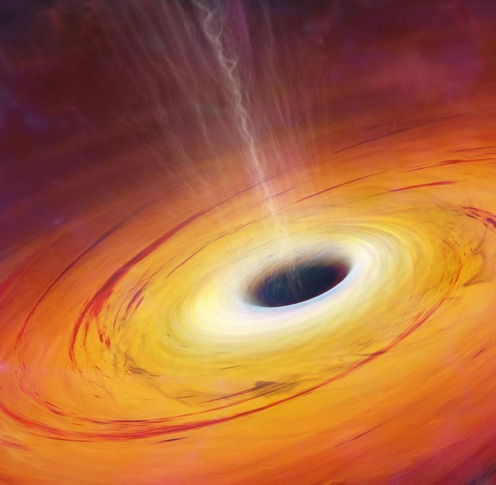  Schwarzes Loch Hintergrundbild 1024x1001. Astronomie: Was über Schwarze Löcher bekannt ist