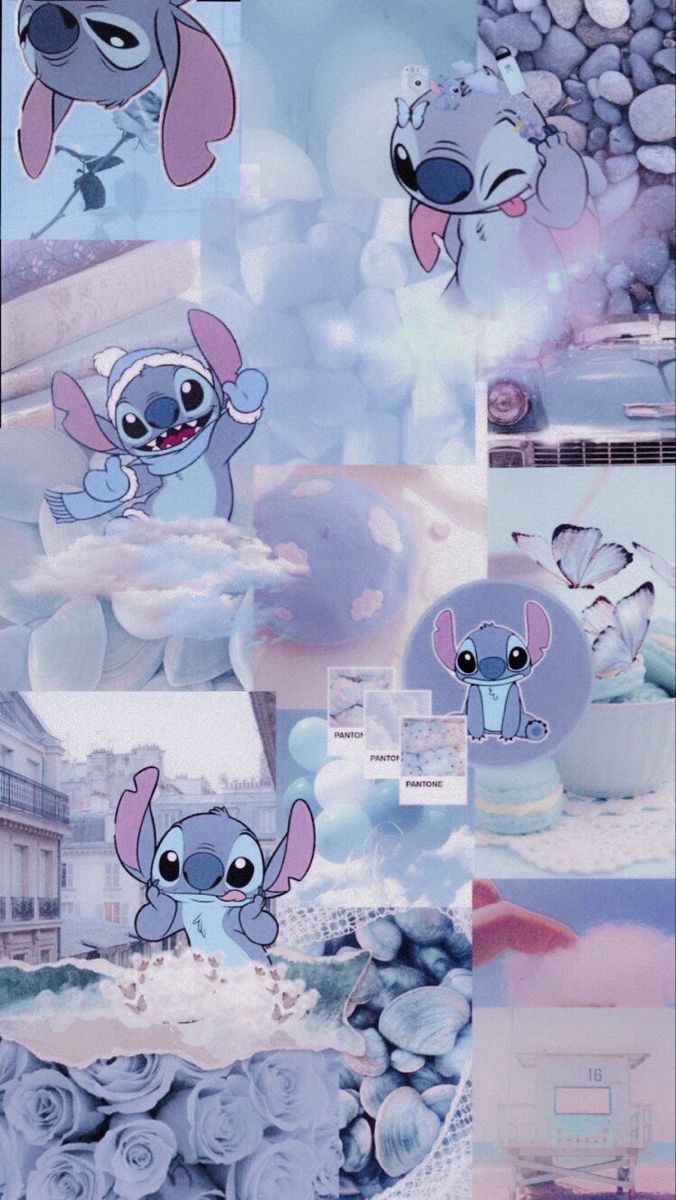  Stitch Hintergrundbild 676x1200. Aesthetic Stitch Wallpaper