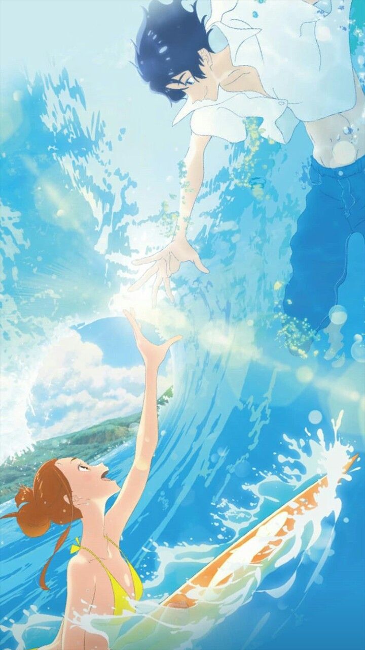  Ride Your Wave Hintergrundbild 720x1280. Ride your Wave. Masaaki Yuasa Wallpaper. Anime scenery, Anime scenery wallpaper, Wave!! anime
