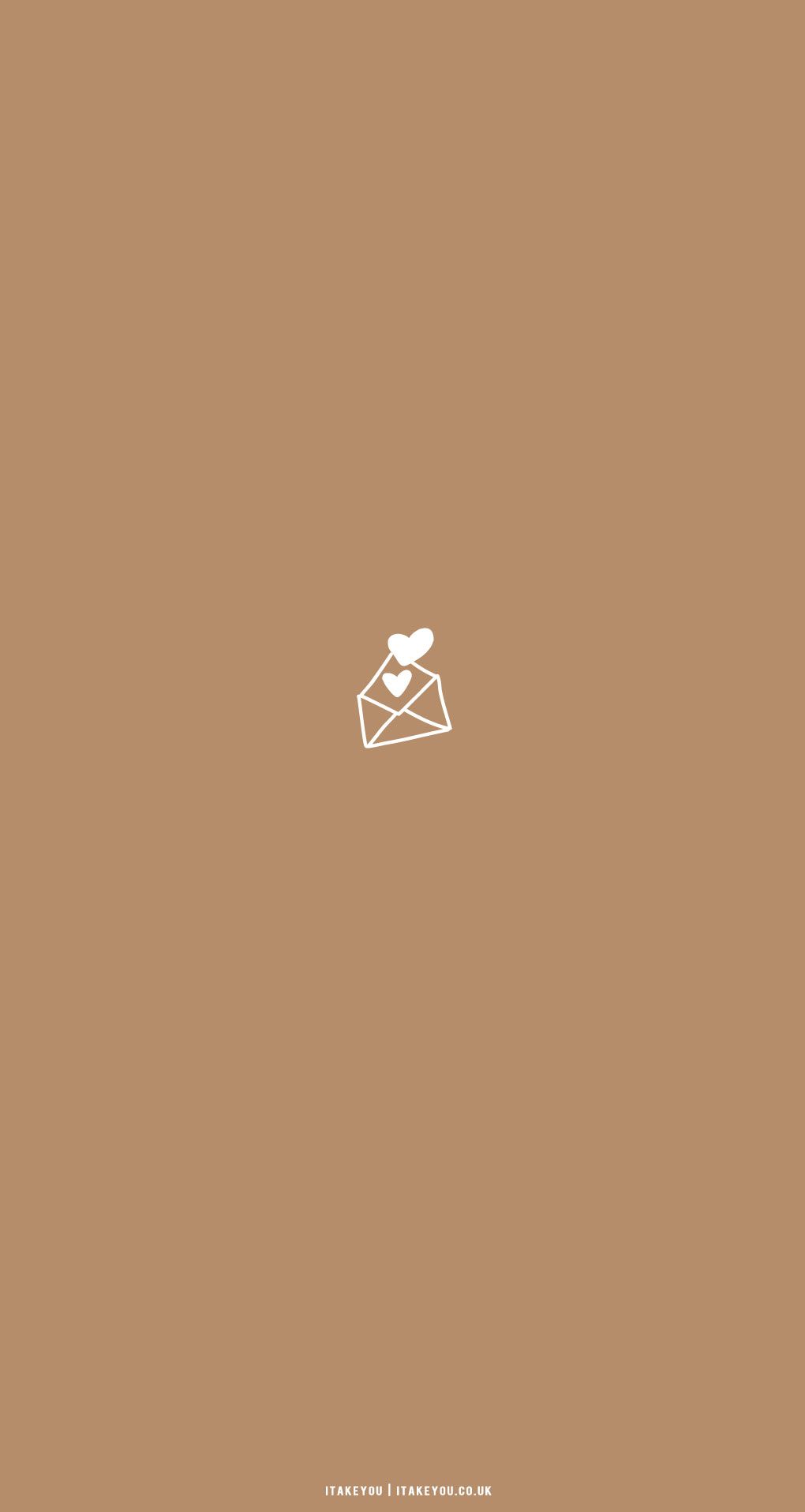  Love Hintergrundbild 1020x1915. Cute Brown Aesthetic Wallpaper for Phone : Love Letter Background I Take You. Wedding Readings. Wedding Ideas