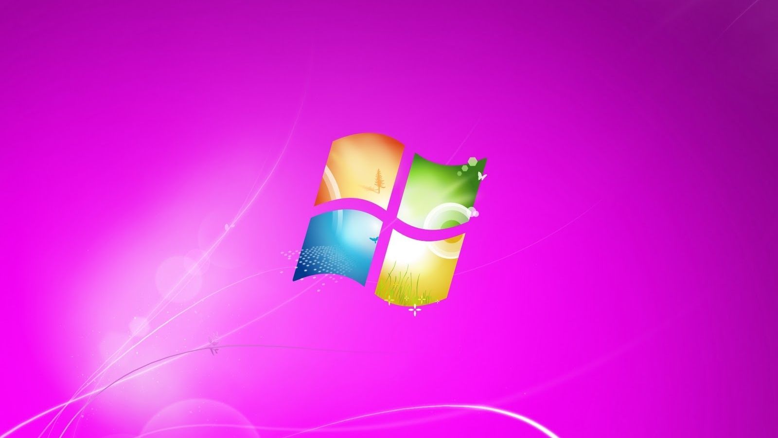  Windows Rosa Hintergrundbild 1600x900. Pink Windows 7 Wallpaper Free Pink Windows 7 Background