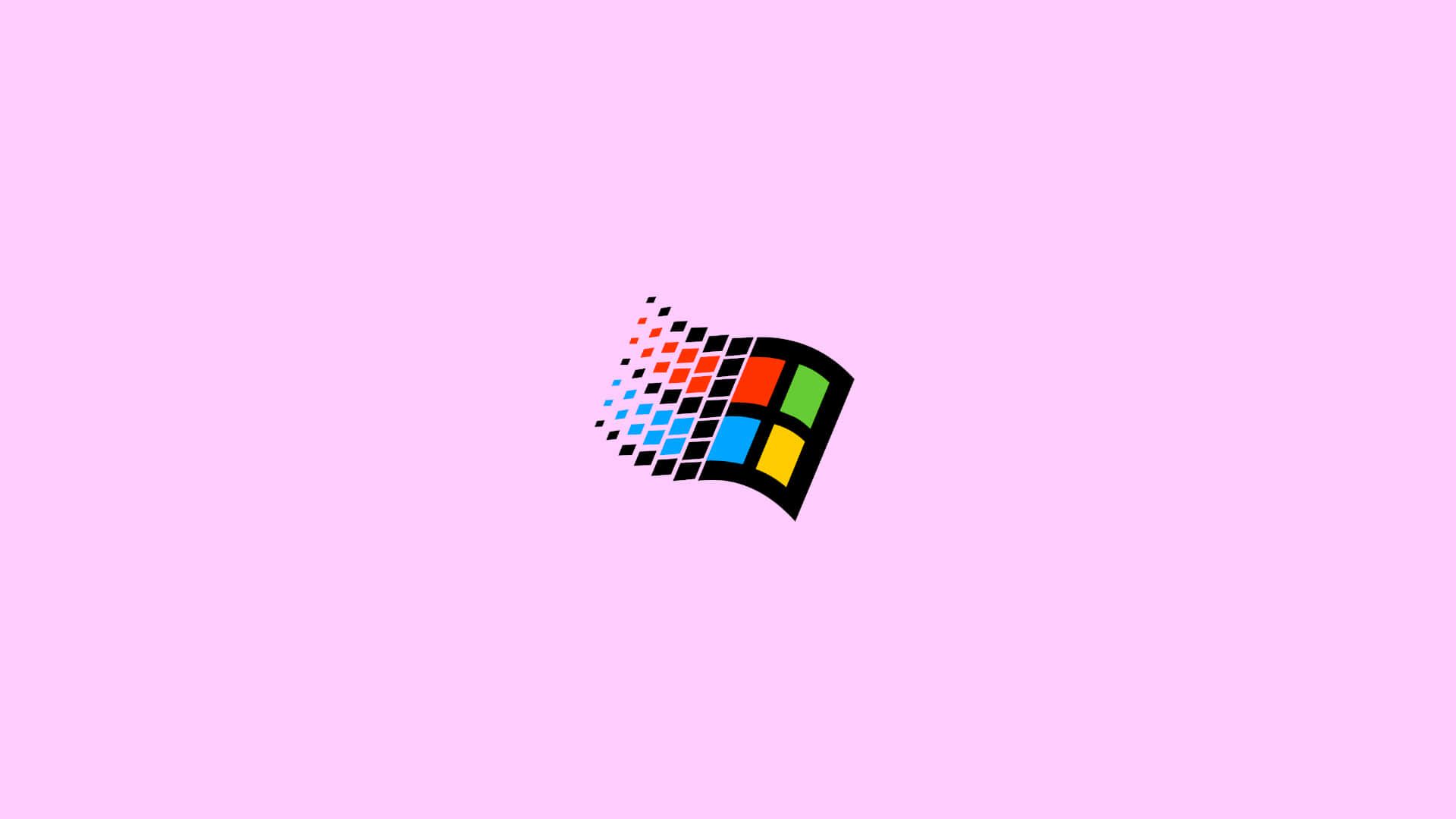  Windows Rosa Hintergrundbild 1920x1080. Download Old Windows In Pink Wallpaper