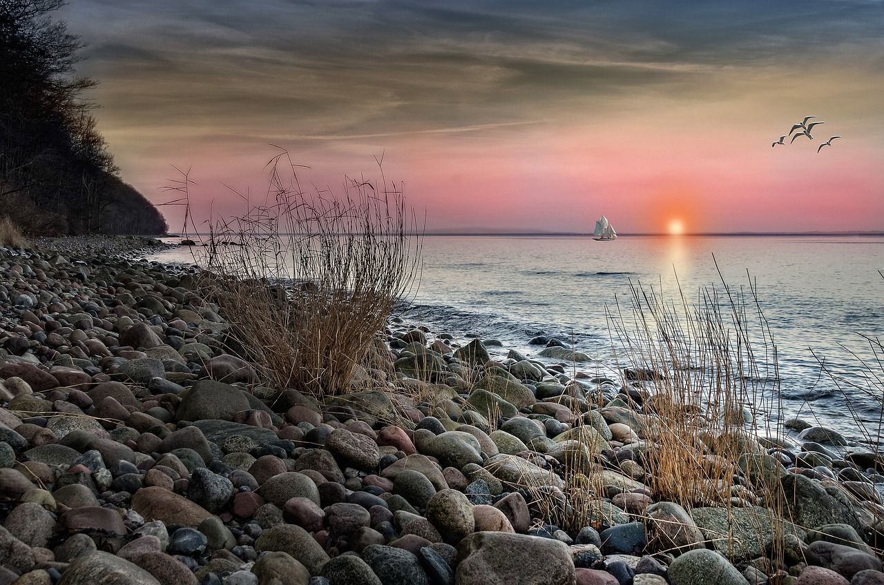  Ostsee Hintergrundbild 1280x848. Strand Meer Sonnenuntergang Foto auf Pixabay