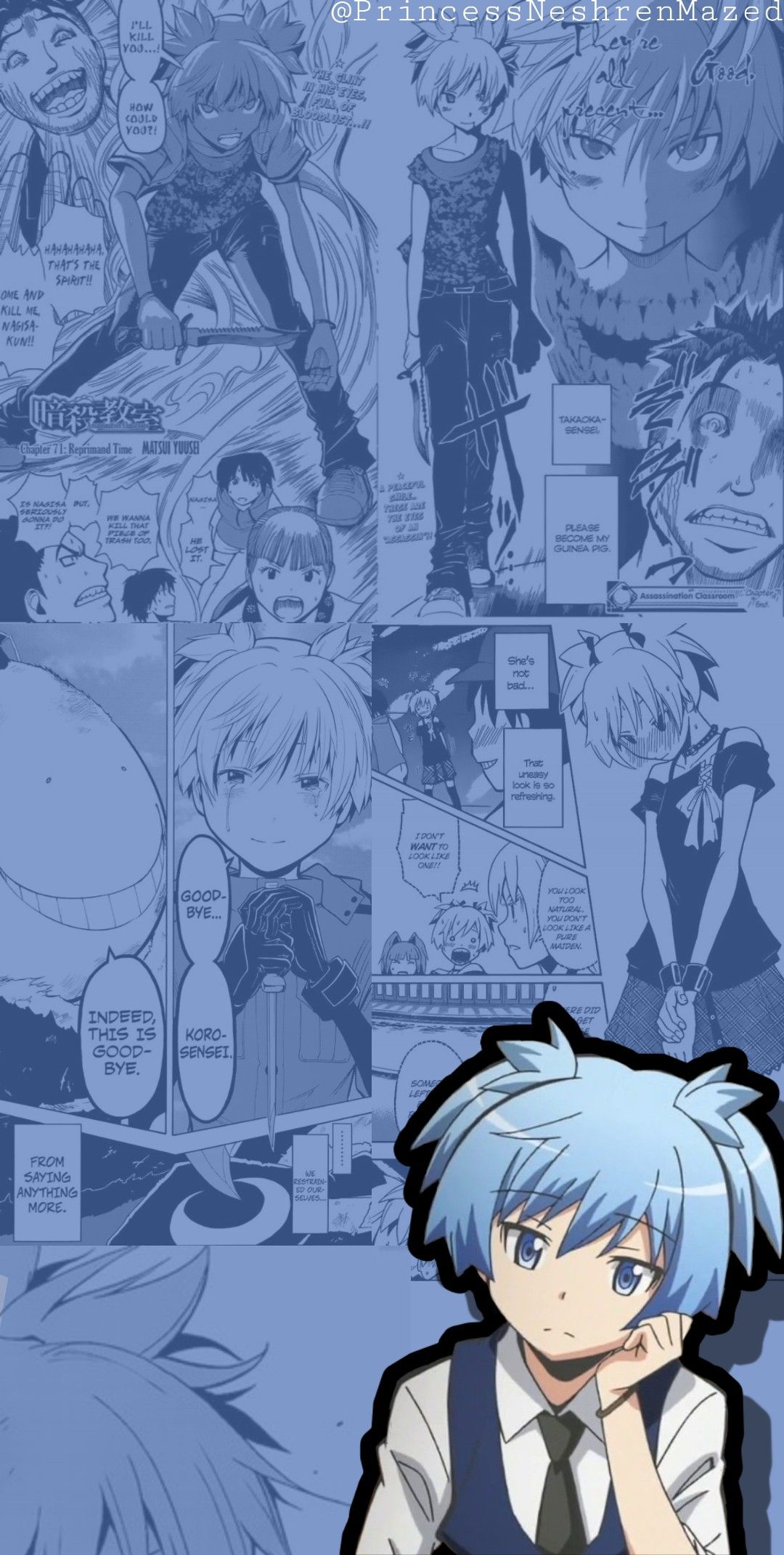  Assassination Classroom Hintergrundbild 1080x2141. Assassination classroom (Nagisa Shiota wallpaper). Anime classroom, Anime wallpaper, Anime background