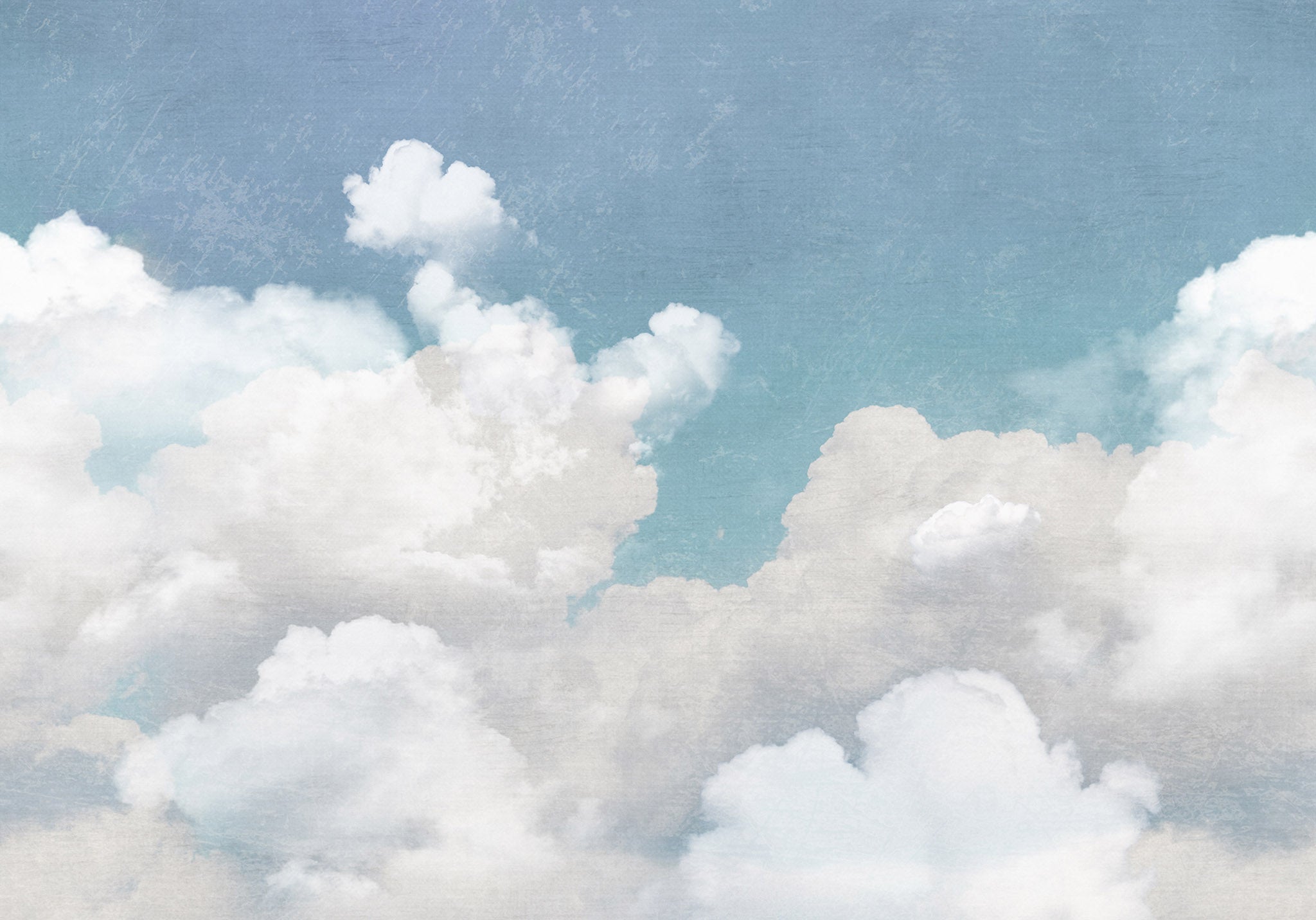  Guten Tag Hintergrundbild 2048x1431. Tapete Cuddle Clouds. Wallpaper mit Wolkenlandschaft von Rebel Walls