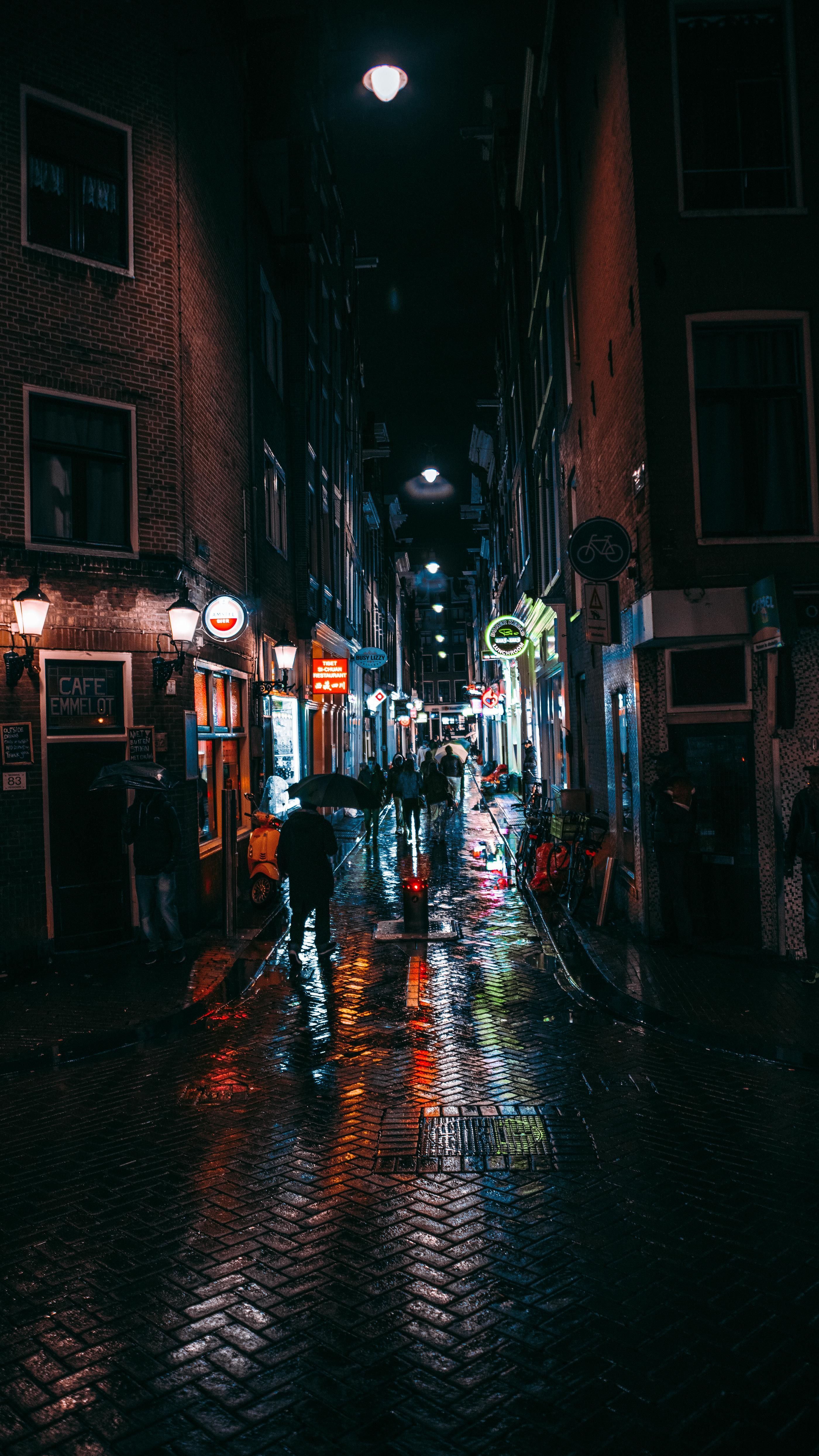  Amsterdam Hintergrundbild 2800x4979. Amsterdam Night Android Wallpaper