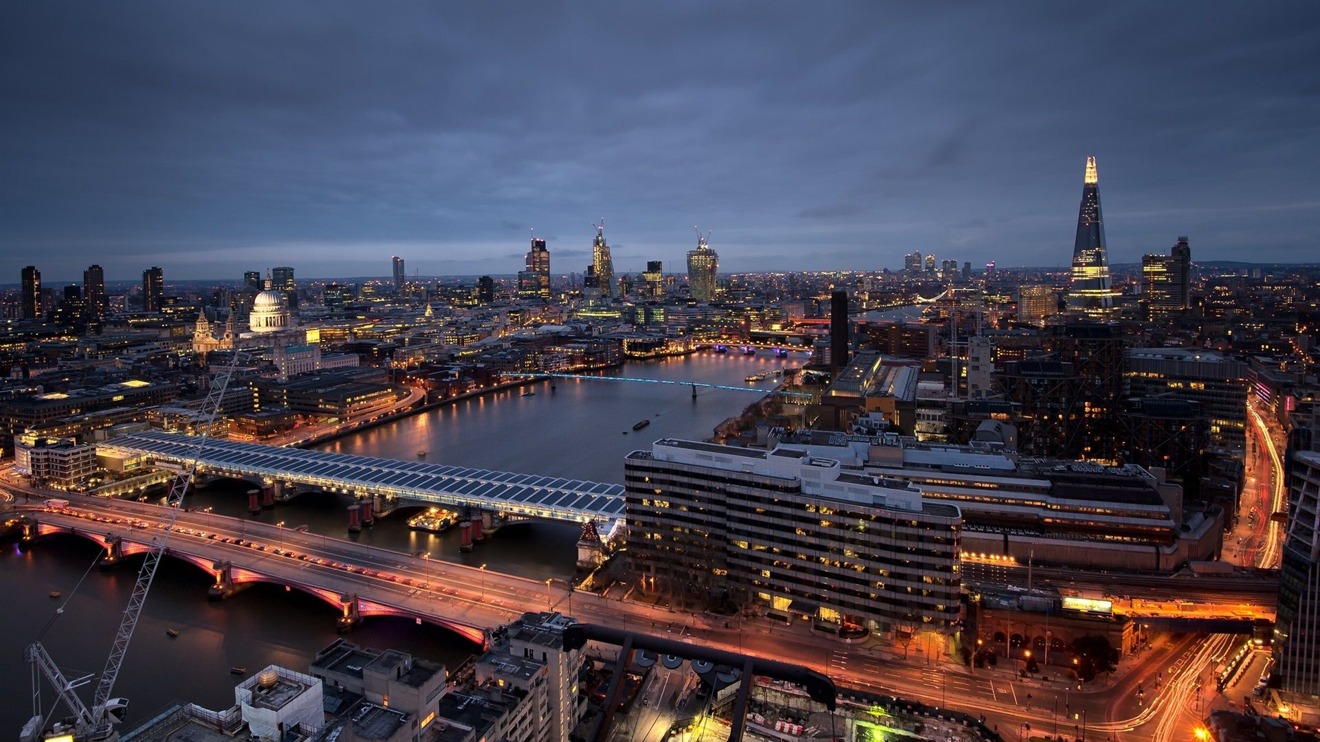  Brucke Hintergrundbild 1920x1080. England, London, Stadt, Nacht, Fluss, Brücke, Gebäude, Lichter 1920x1200 HD Hintergrundbilder, HD, Bild