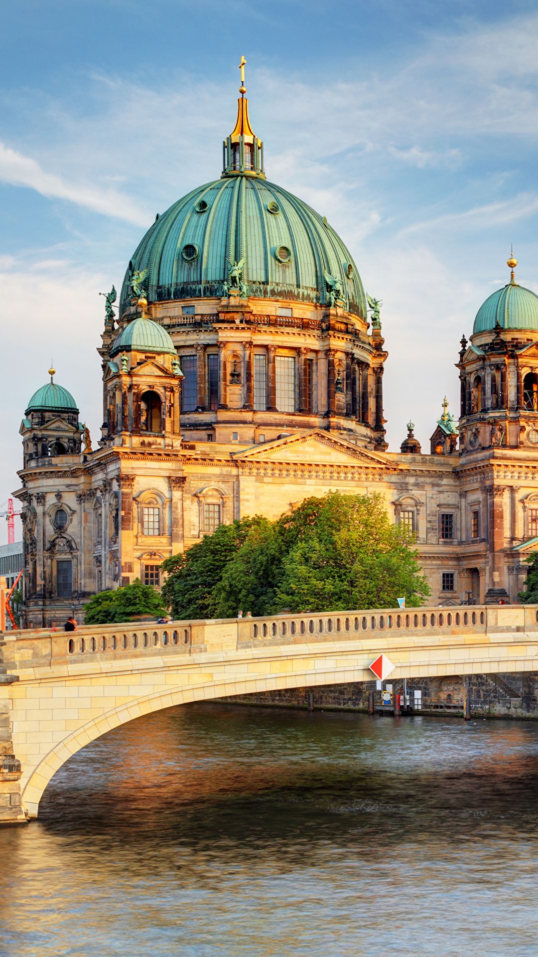  Brucke Hintergrundbild 1080x1920. Bilder von Berlin Kathedrale Deutschland Brücken Fluss 1080x1920