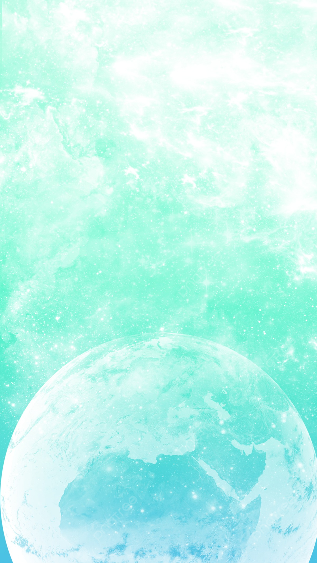  Wasser Hintergrundbild 1200x2133. Wolken Sternenhimmel Fantasy Hintergrundbild Grün Gradient Wallpaper, Erde, Illustration, Handy Hintergrund Hintergrund, Foto und Bild zum kostenlosen Download