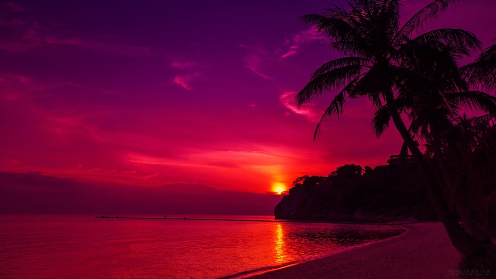  Thailand Hintergrundbild 1600x900. Thailand Beach Sunset Wallpaper