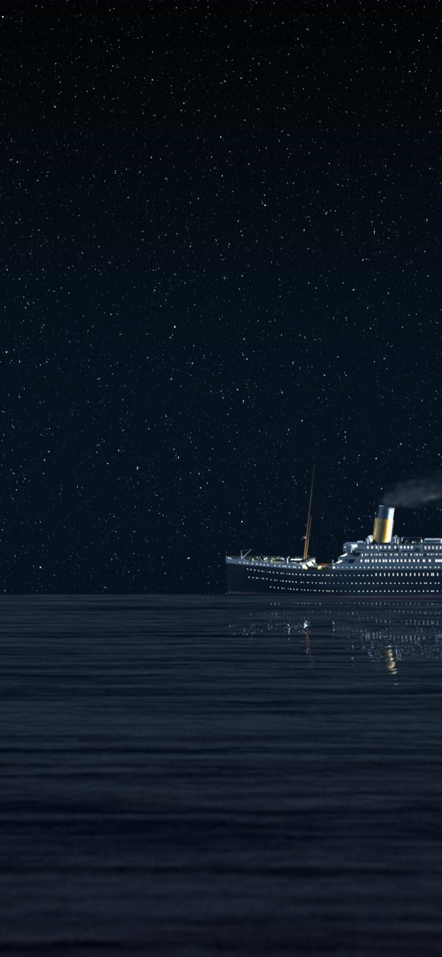  Titanic Hintergrundbild 887x1920. Download Titanic Starry Night Wallpaper