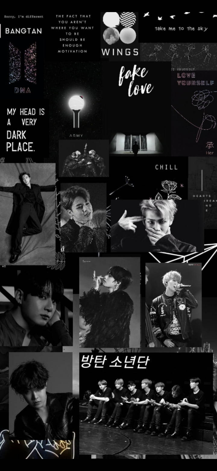  BTS Hintergrundbild 720x1560. Download Song Titles BTS Black Aesthetic Wallpaper