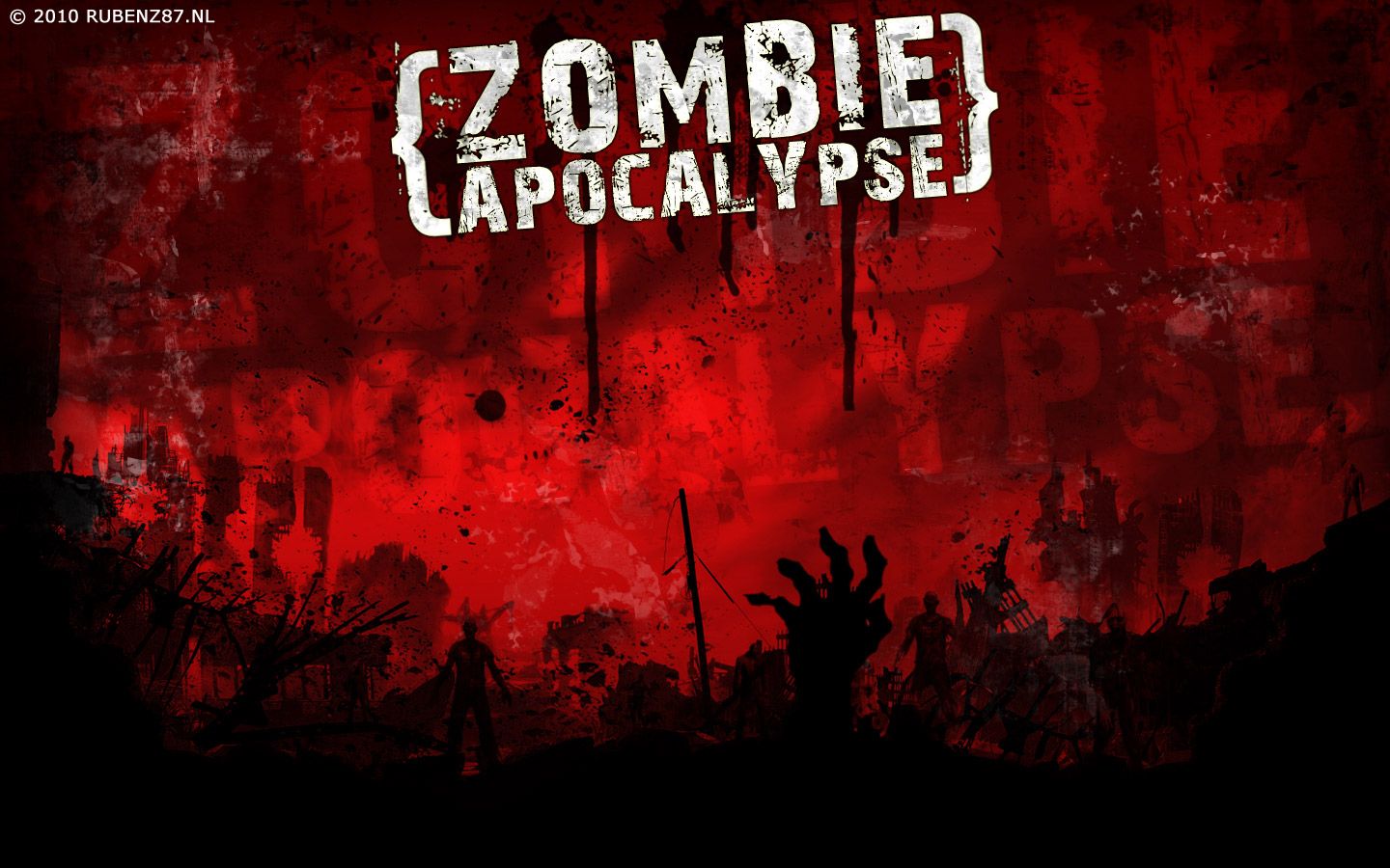  Zombie Hintergrundbild 1440x900. Zombie Apocalypse Wallpaper