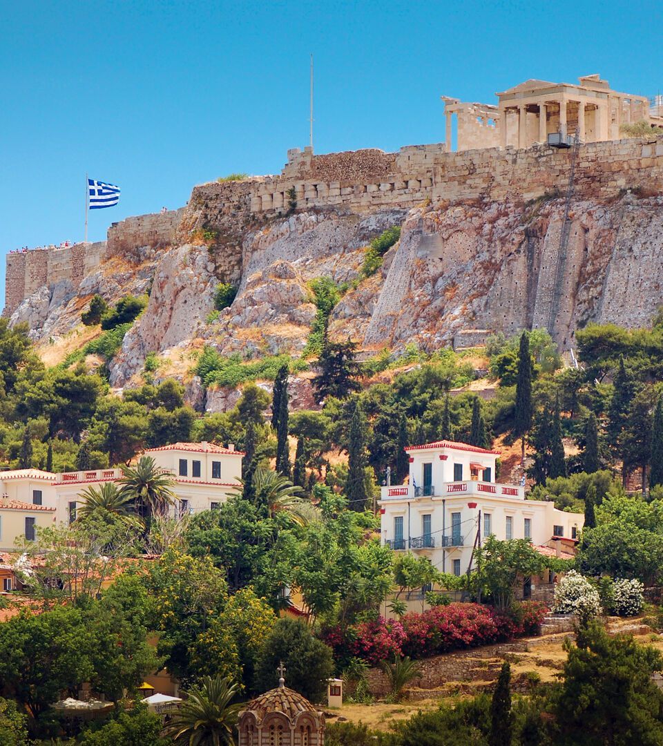  Sommer Griechenland Hintergrundbild 960x1080. Athen Griechenlandührer der griechischen Hauptstadt