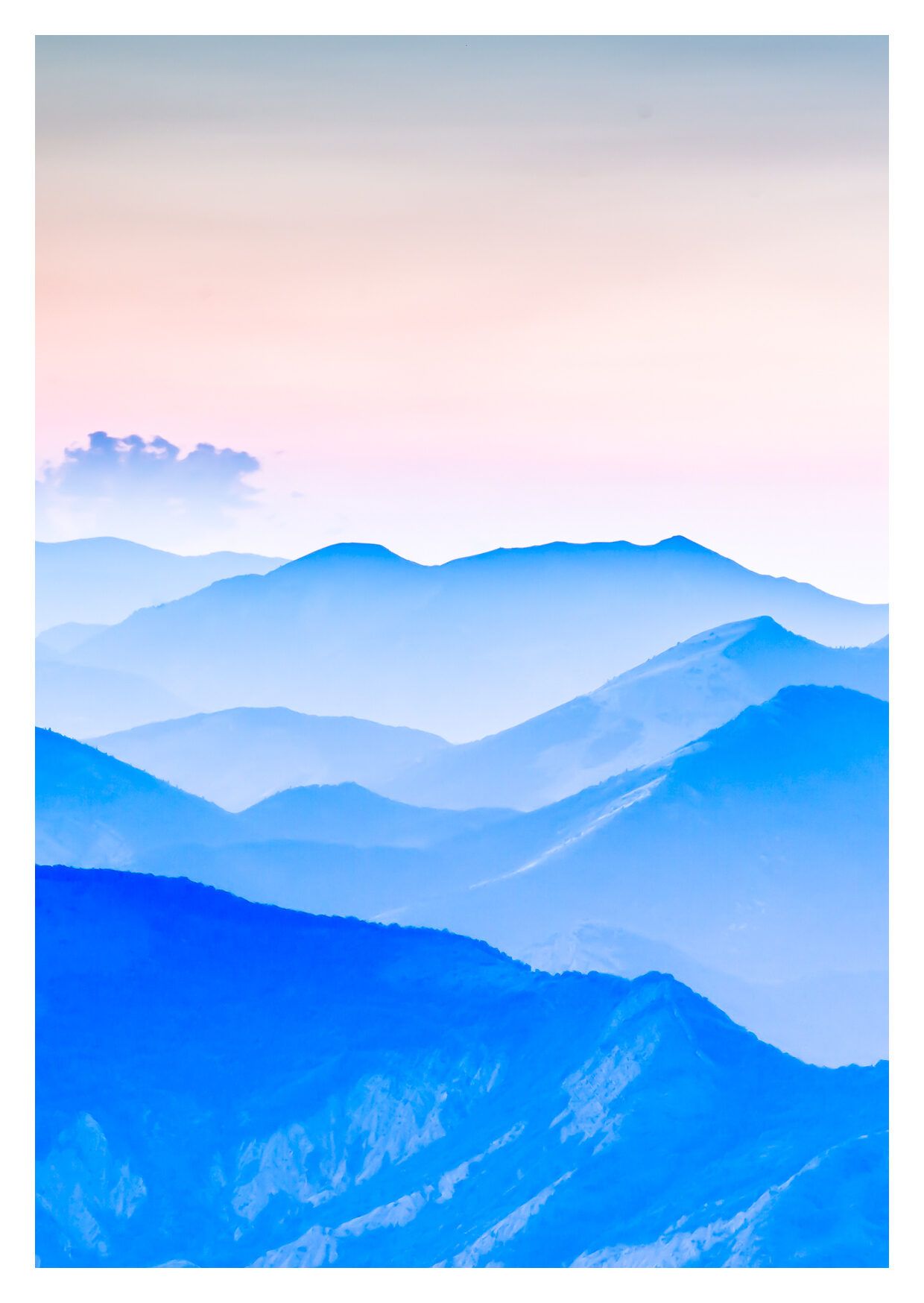  Berg Hintergrundbild 1240x1748. Postkarte Blaue Berge