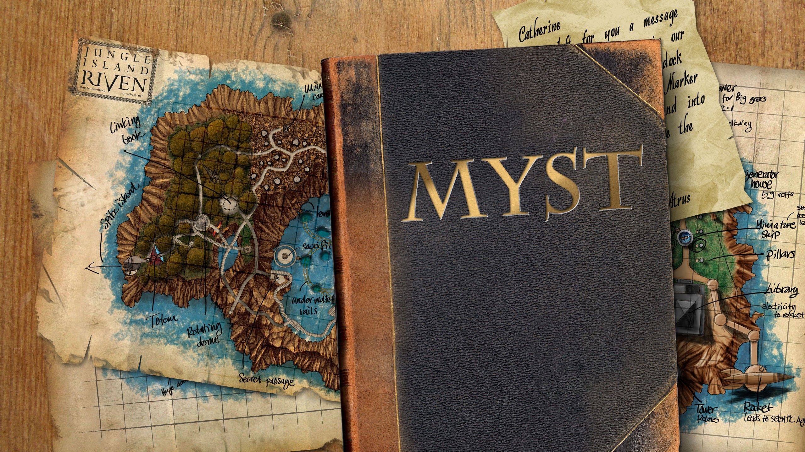  Myst Hintergrundbild 2560x1440. Wallpaper / Myst, books, map, artwork, video games free download