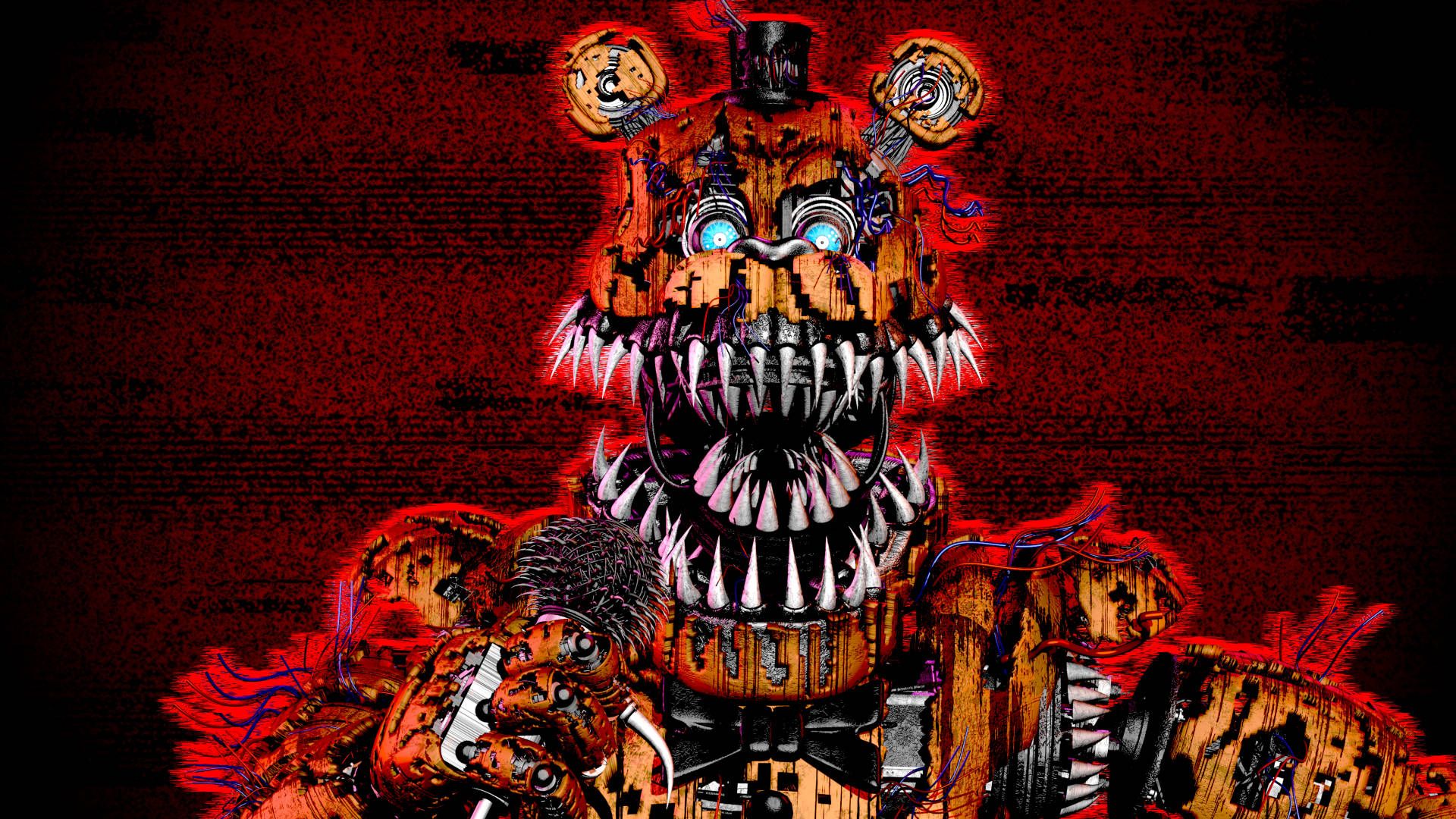 Five Nights At Freddy’s 4 Hintergrundbild 1920x1080. Nightmare Freddy Wallpaper