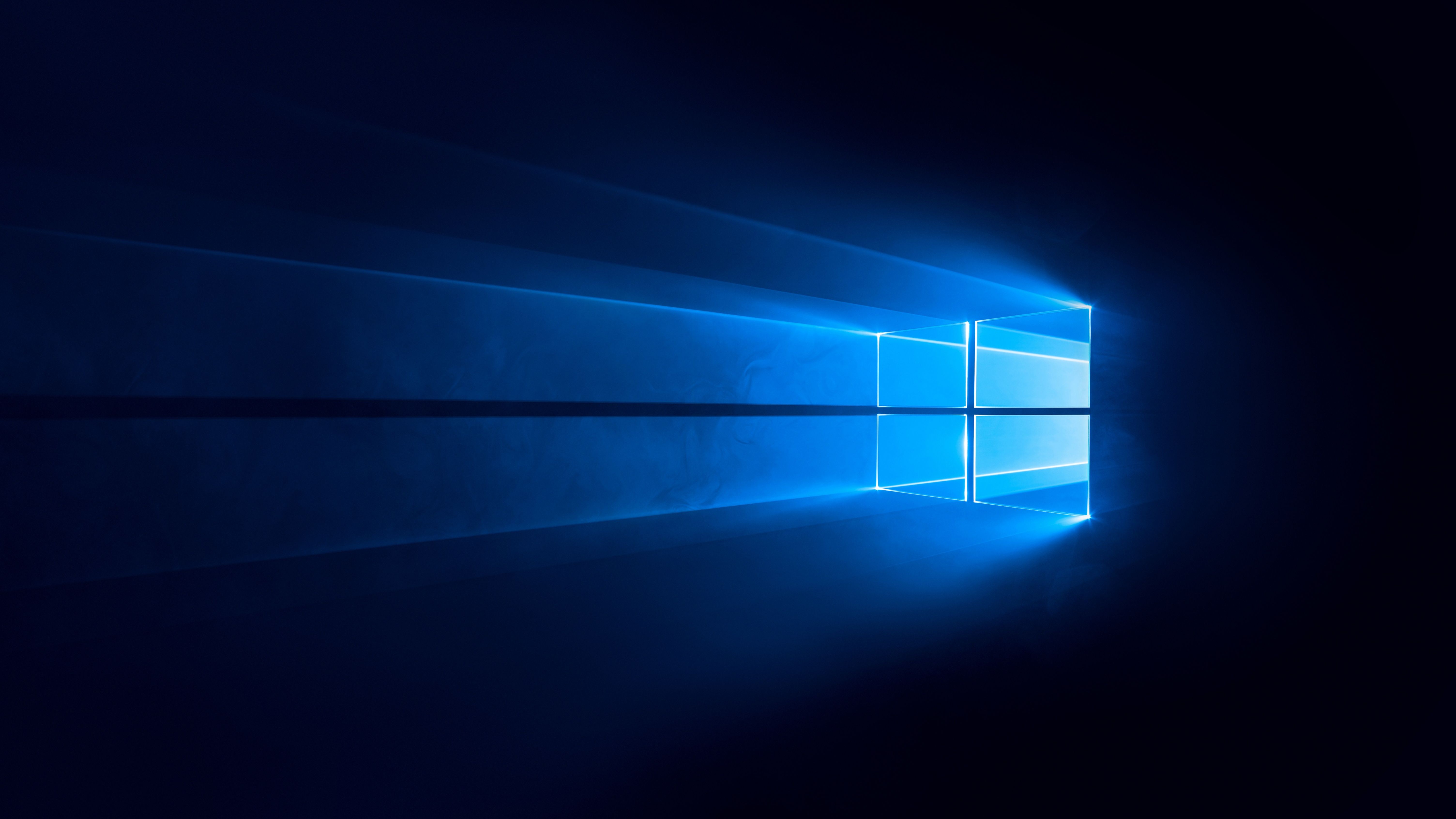 Windows 10 HD Hintergrundbild 6016x3384. Windows 10 Wallpaper 4K, Dark, Blue background, Technology