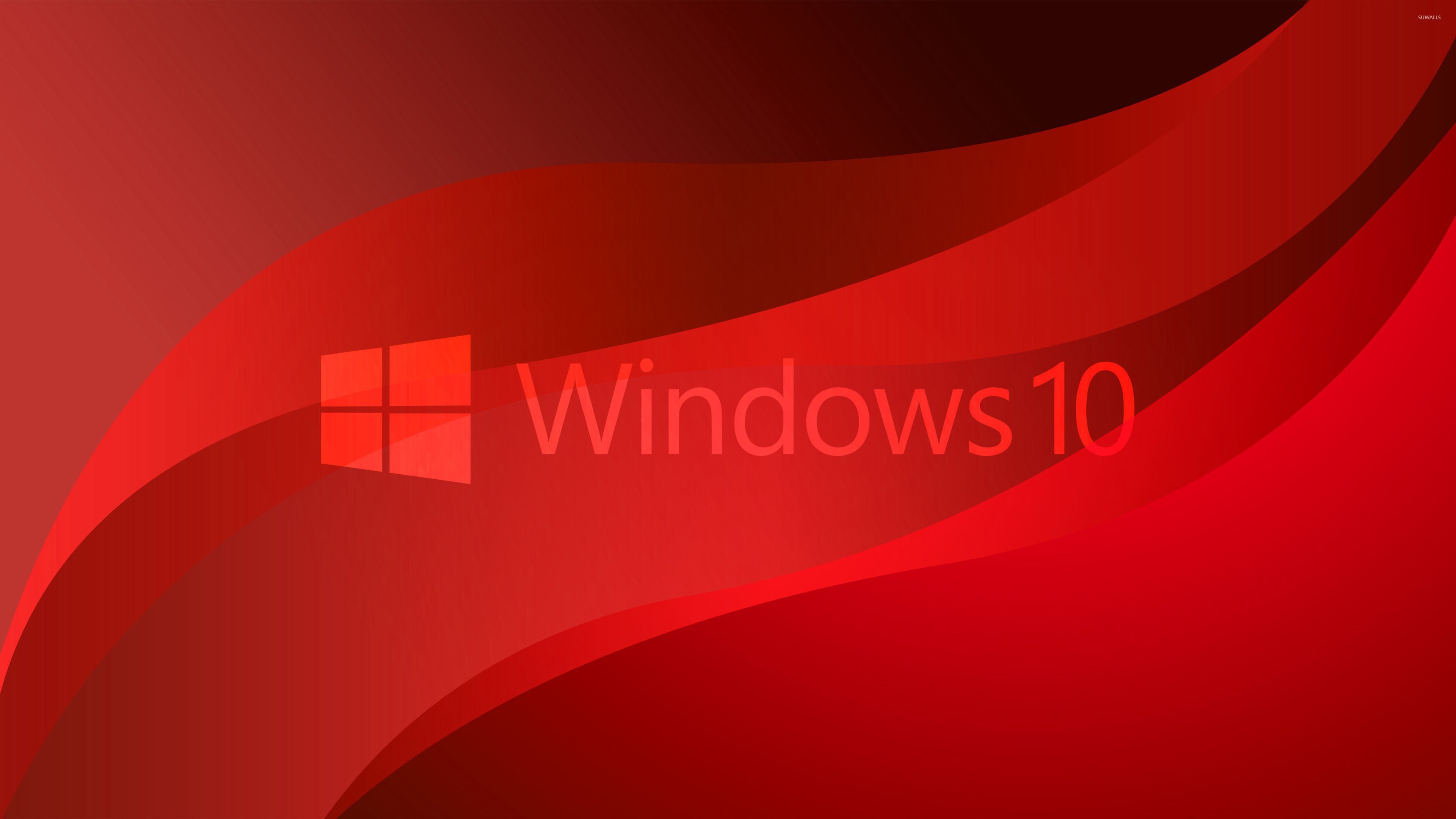  Windows 10 HD Hintergrundbild 3840x2160. Red Windows 10 4K HD Red Aesthetic Wallpaper