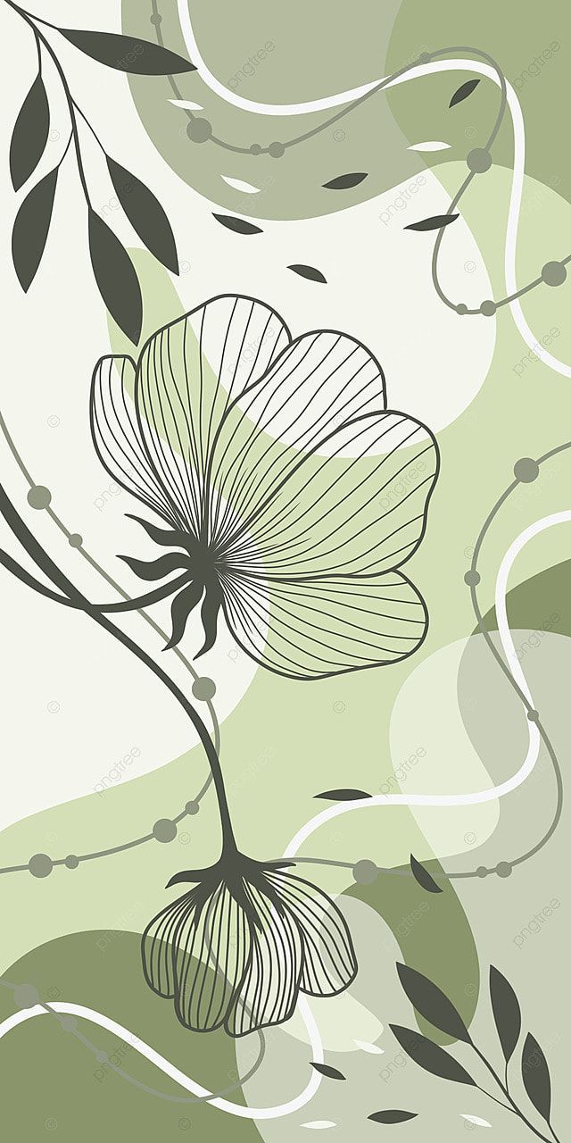  Grüne Hintergrundbild 640x1280. Mintgrüne Abstrakte Tapete Mit ästhetischer Strichzeichnung Hintergrund Hintergrundbild zum kostenlosen Download