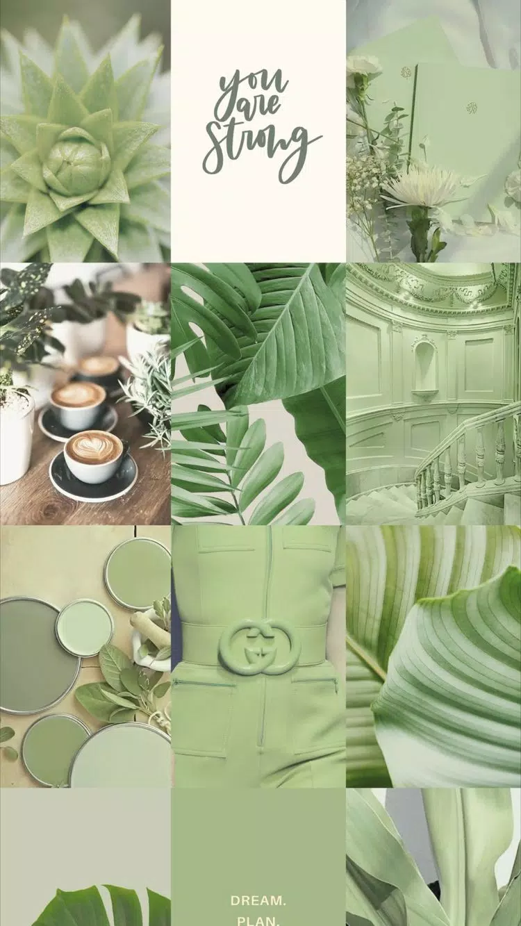  Grün Hintergrundbild 750x1333. Green Aesthetic Wallpaper APK für Android herunterladen