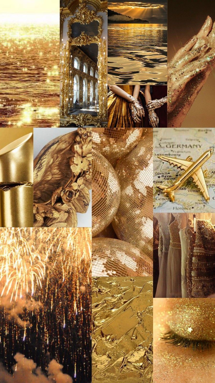  Goldene Hintergrundbild 899x1600. Wallpaper, background, collage, aesthetic, music, color, gold, golden. Black and gold aesthetic, Golden wallpaper, Pastel aesthetic