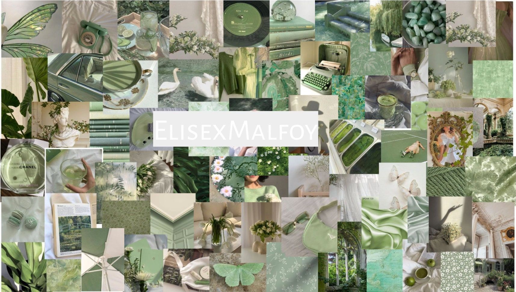  Grüne Hintergrundbild 1715x970. Ästhetische grüne Tapete