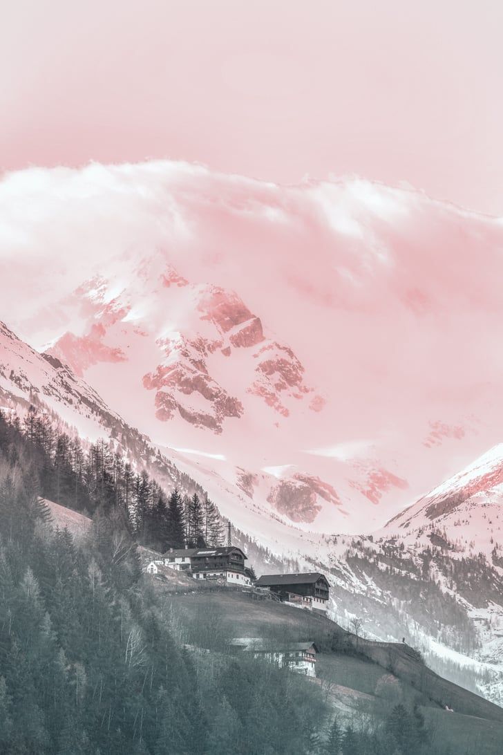  IPhone X Hintergrundbild 728x1092. Pastel Mountains IPhone Wallpaper. Best Wallpaper Ideas For Your Home Screen Aesthetic