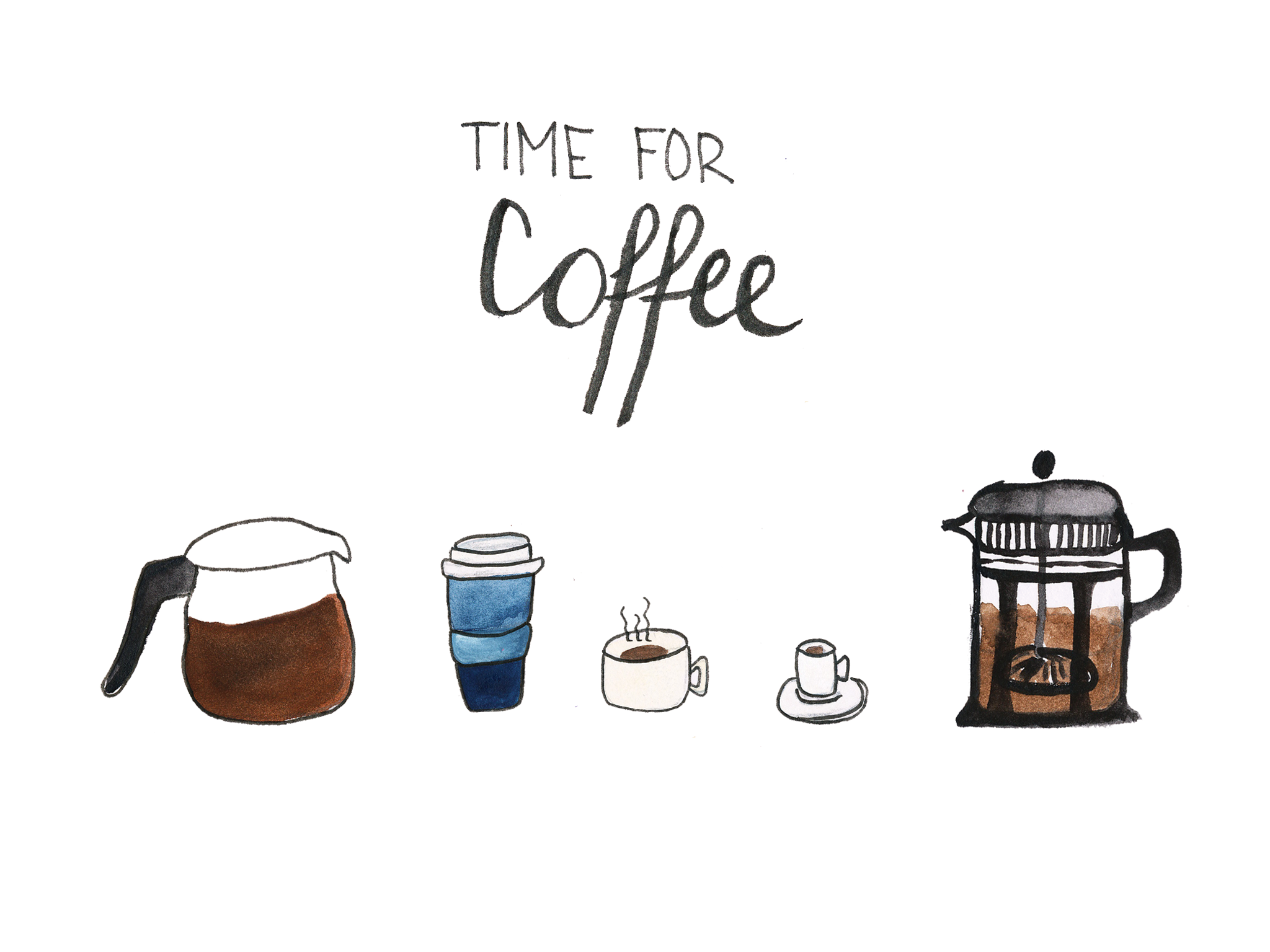  Hochformat Hintergrundbild 2048x1536. Design: Time For Coffee Wallpaper Für März Mit Milch