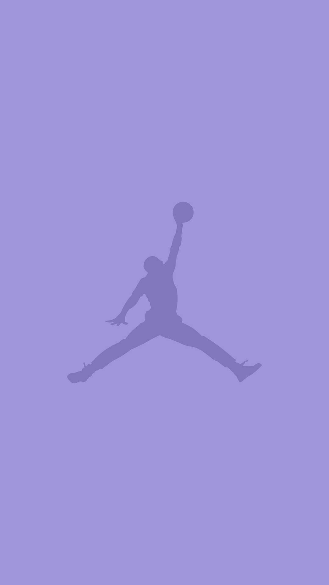  Jordan Hintergrundbild 1079x1920. Download Air Jordan Purple Aesthetic Logo Wallpaper