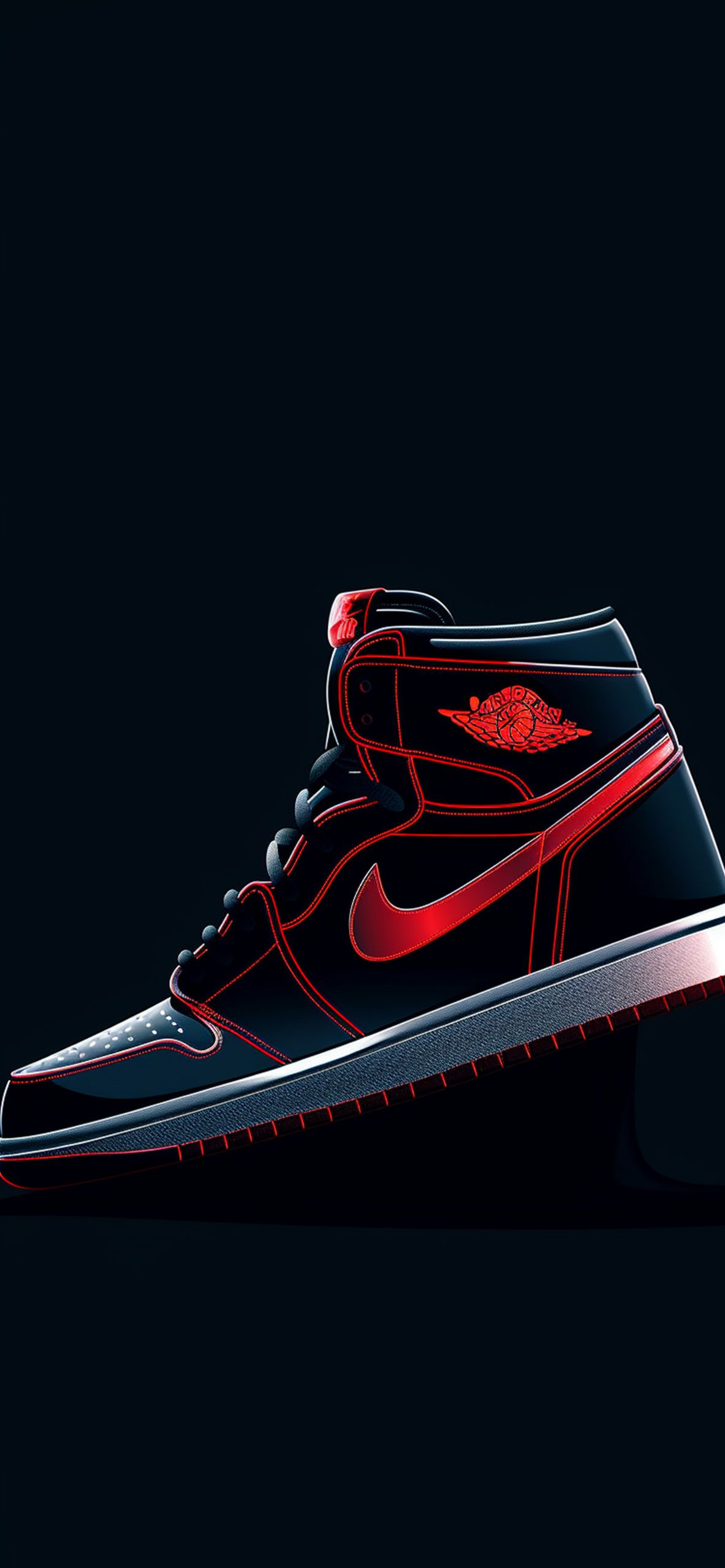  Jordan Hintergrundbild 1183x2560. Nike Air Jordan I Dark Wallpaper Air Jordan Wallpaper 4k