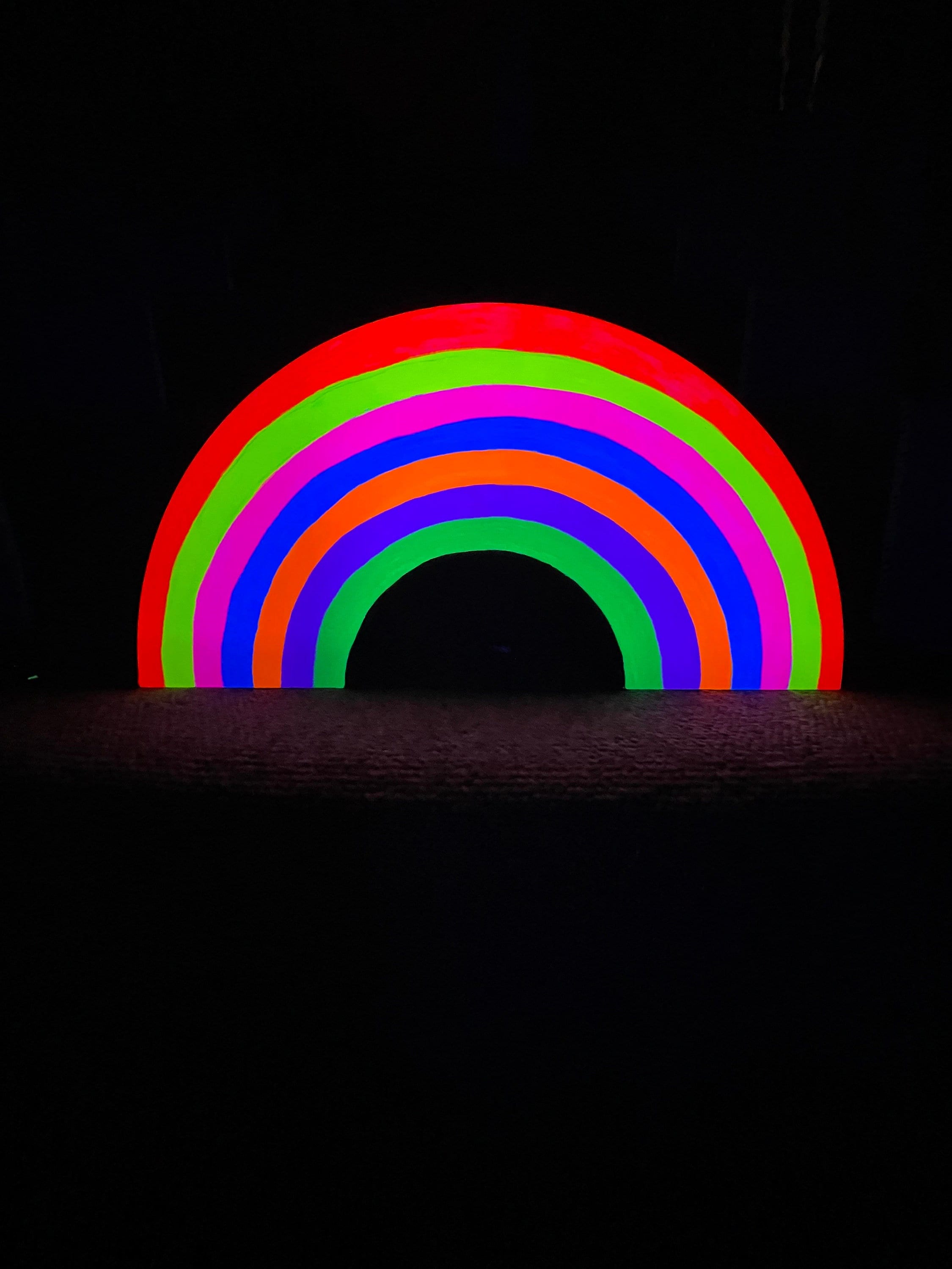  Regenbogen Hintergrundbild 2250x3000. Regenbogen Malerei UV Dekor Regenbogen Dekor Neon