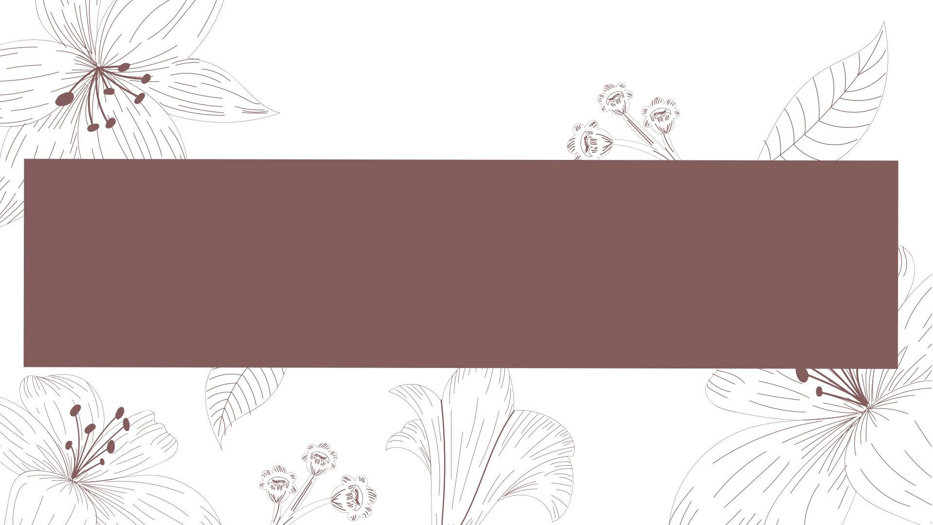  Präsentation Hintergrundbild 1920x1080. Brown Flowers Powerpoint Templates, Flowers PPT Background and Templates