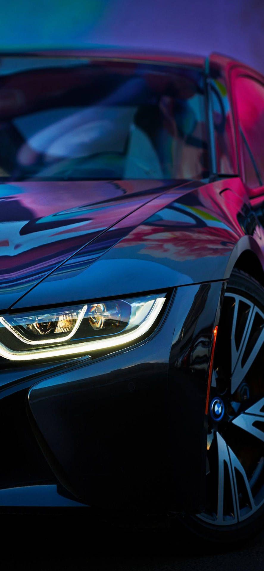  BMW I8 Hintergrundbild 887x1920. Download Bmw I8 iPhone Car Wallpaper