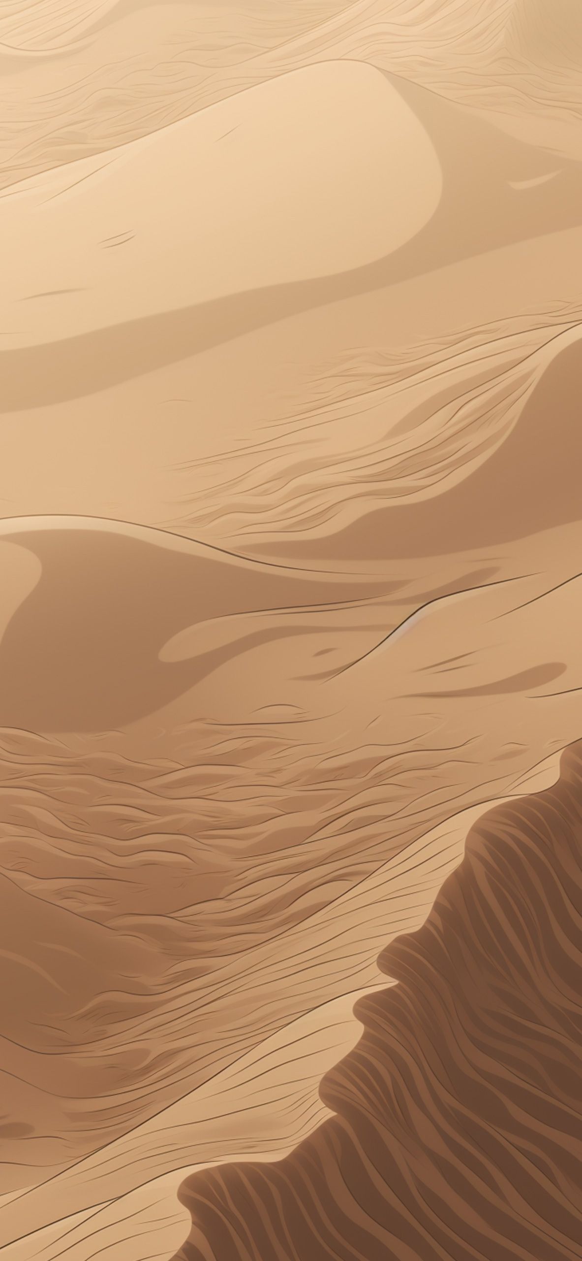  Sand Hintergrundbild 1183x2560. Sand Dunes Beige Wallpaper Dunes Aesthetic Wallpaper