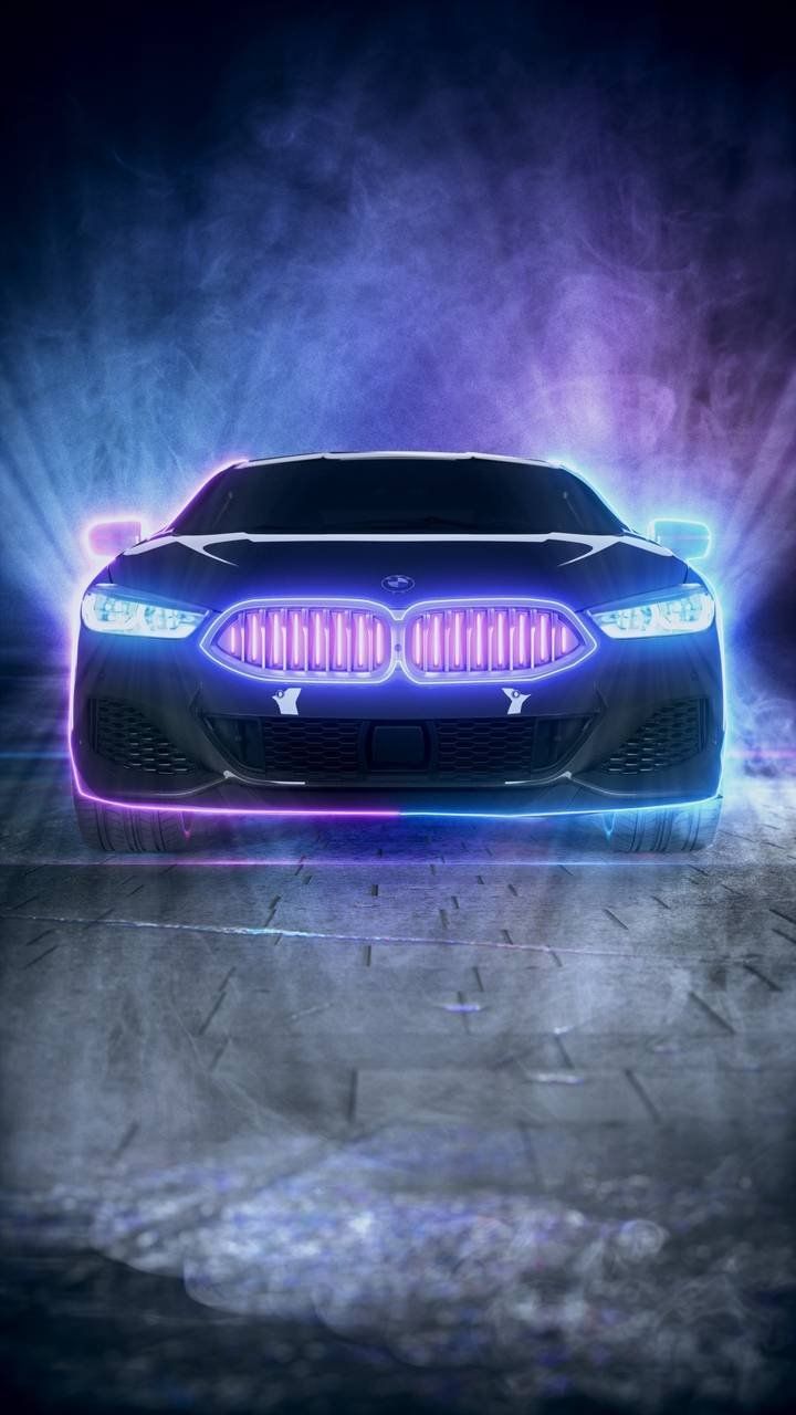 BMW I8 Hintergrundbild 720x1280. Aesthetic Bmw Neon Wallpaper Download