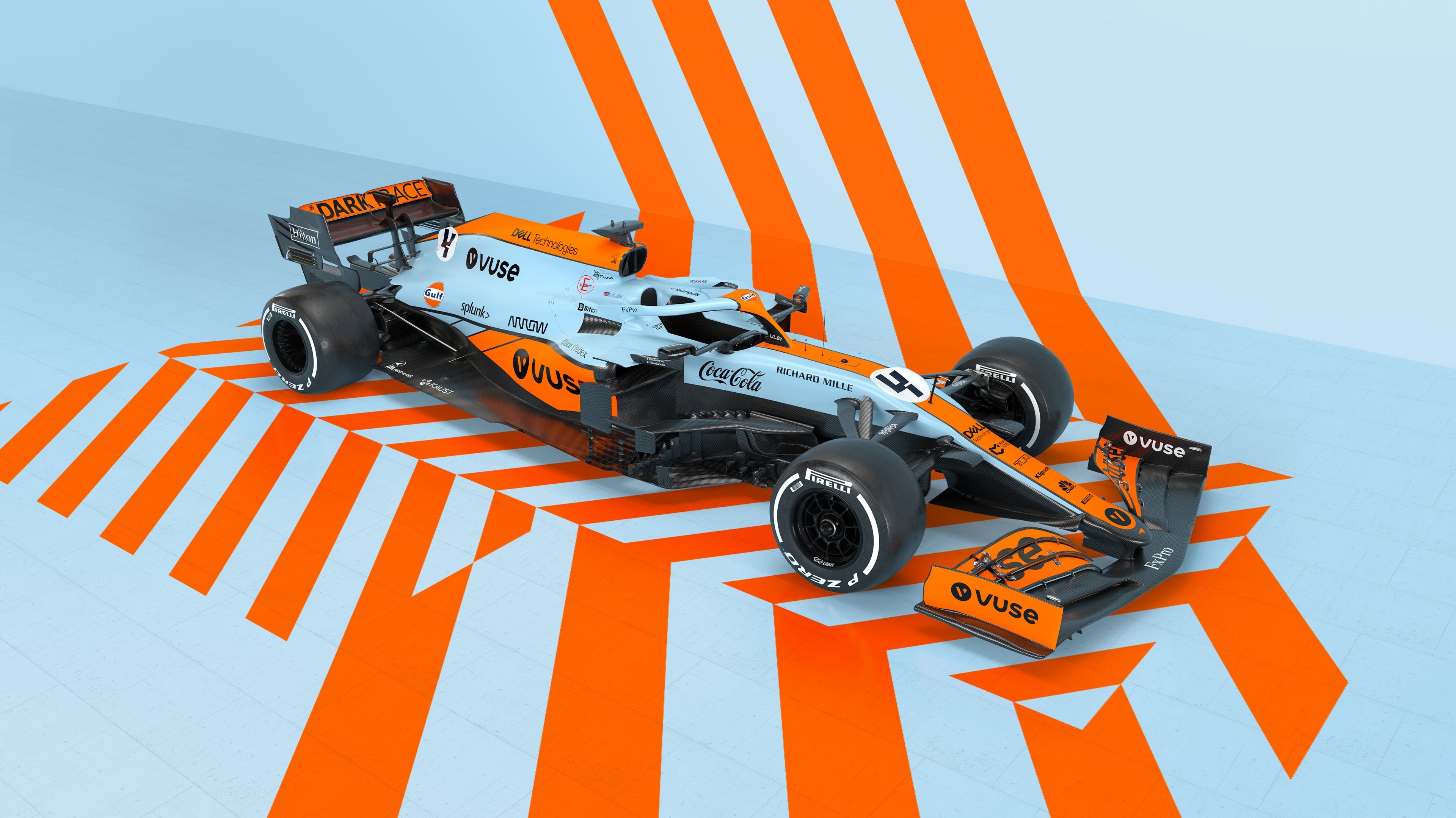  Formel 1 Hintergrundbild 3840x2160. McLaren MCL35M Wallpaper 4K, Formula One cars, F1 Cars