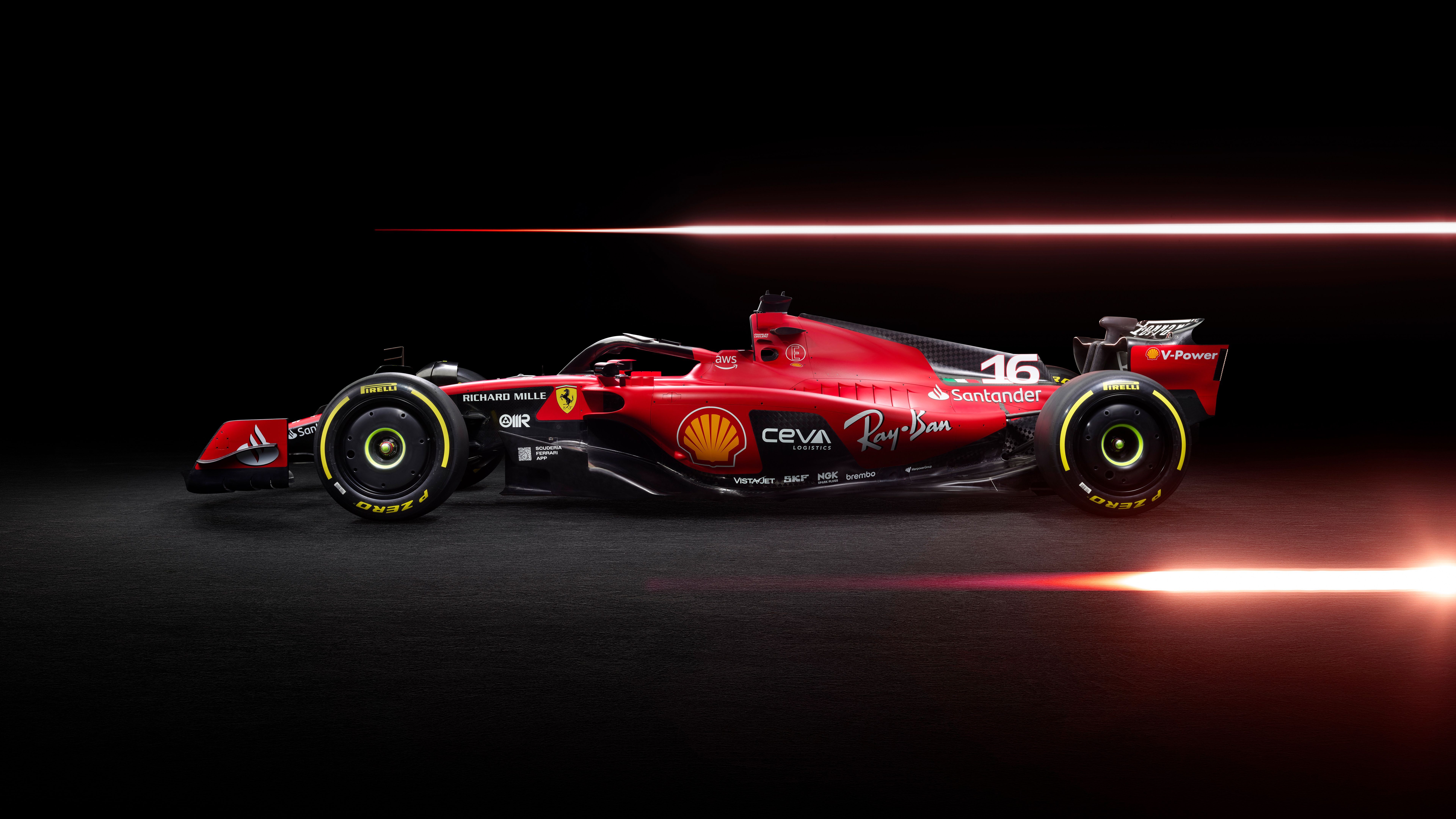  F1 Hintergrundbild 7680x4320. Ferrari SF 23 F1 2023 4K Wallpaper Car Wallpaper