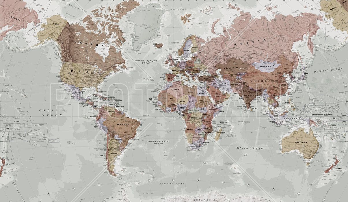  Weltkarte Hintergrundbild 1205x699. Executive Political World Map