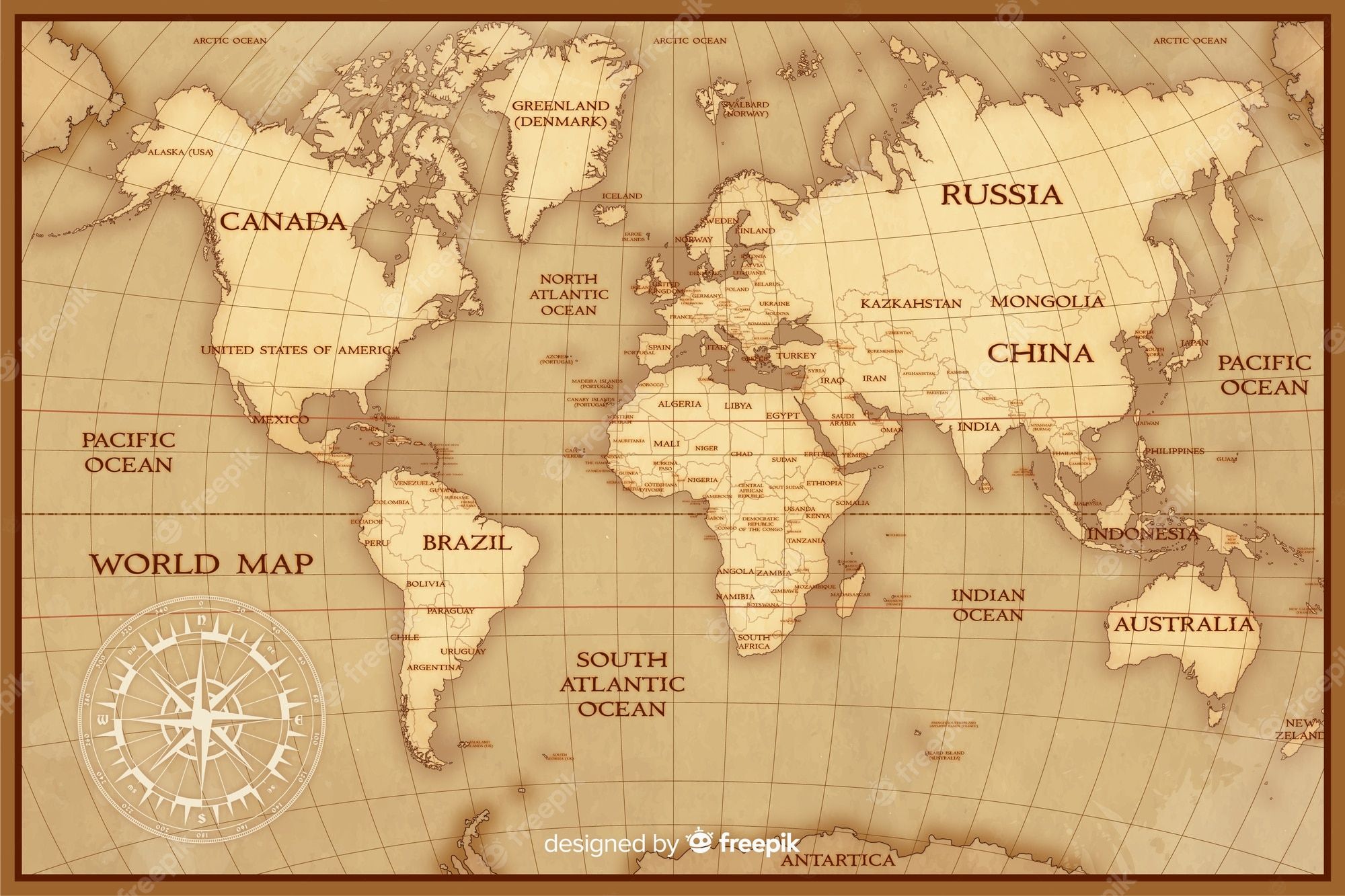  Weltkarte Hintergrundbild 2000x1333. Weltkarte Antik Bilder Download auf Freepik