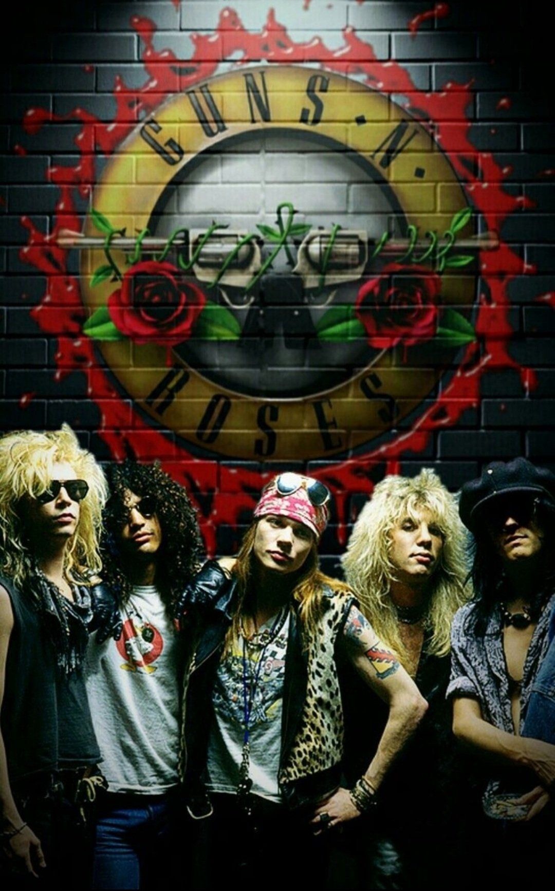  Guns N’ Roses Hintergrundbild 1080x1734. Guns n roses group Wallpaper Download